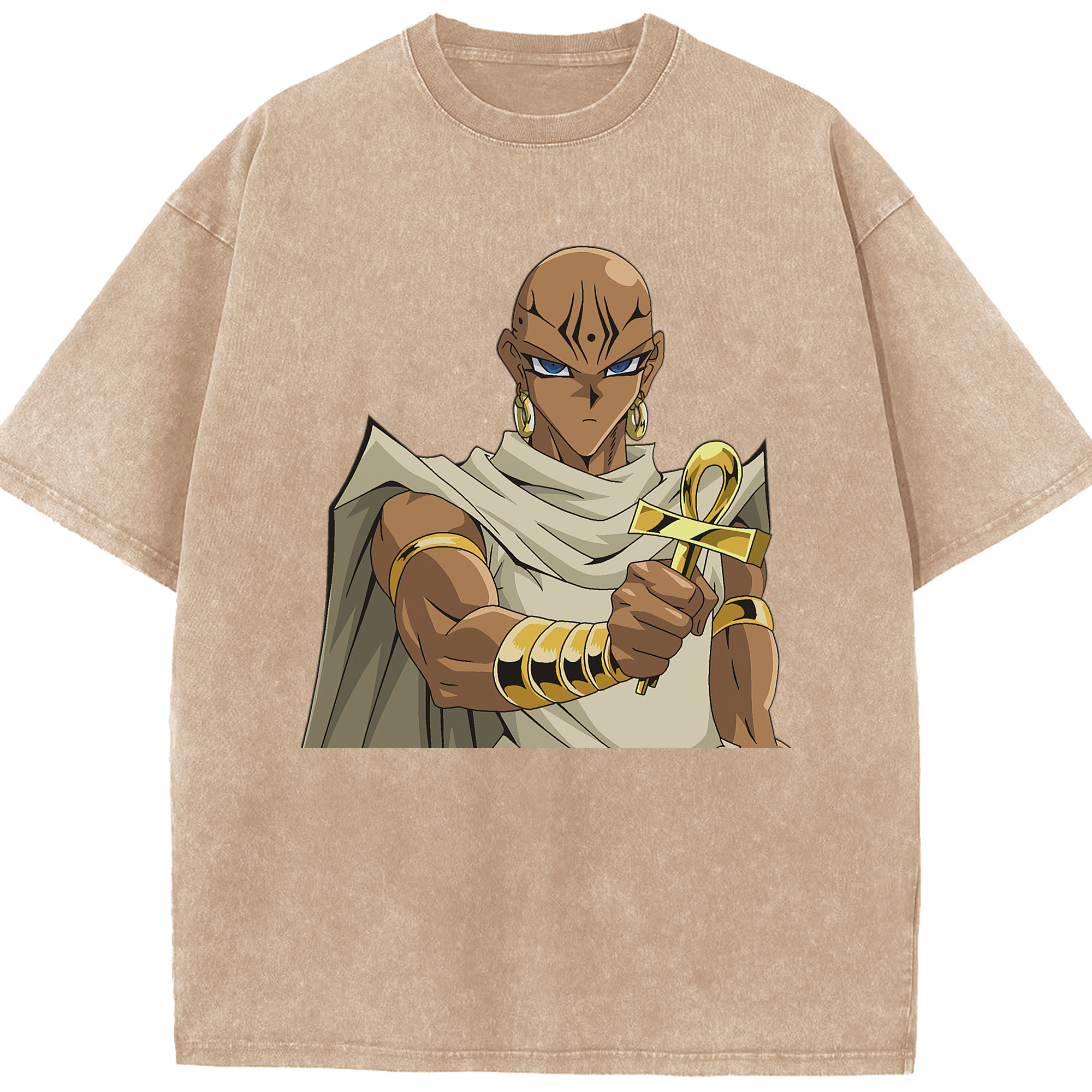 （画像用） 遊☆戯☆王 Yu-Gi-Oh! 綿100% ヴィンテージ風 半袖Tシャツ（フロントプリント）