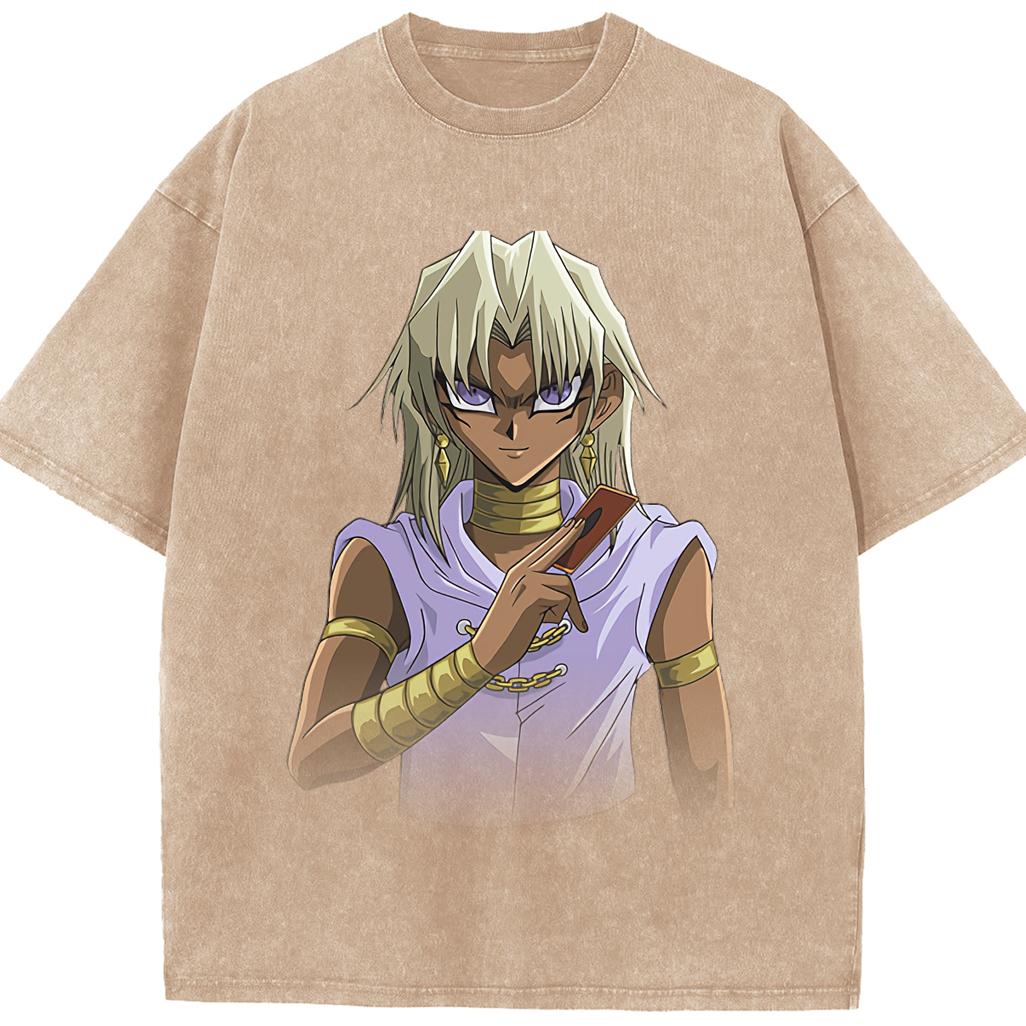 （画像用） 遊☆戯☆王 Yu-Gi-Oh! 綿100% ヴィンテージ風 半袖Tシャツ（フロントプリント）