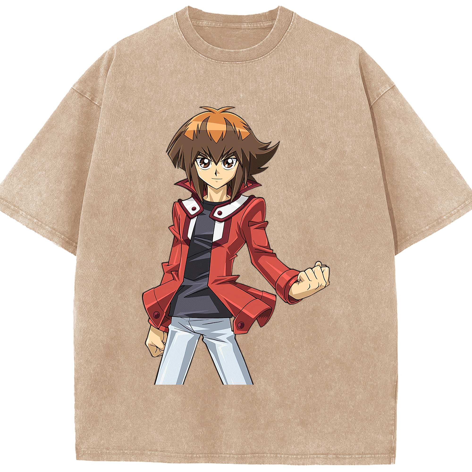 （画像用） 遊☆戯☆王 Yu-Gi-Oh! 綿100% ヴィンテージ風 半袖Tシャツ（フロントプリント）