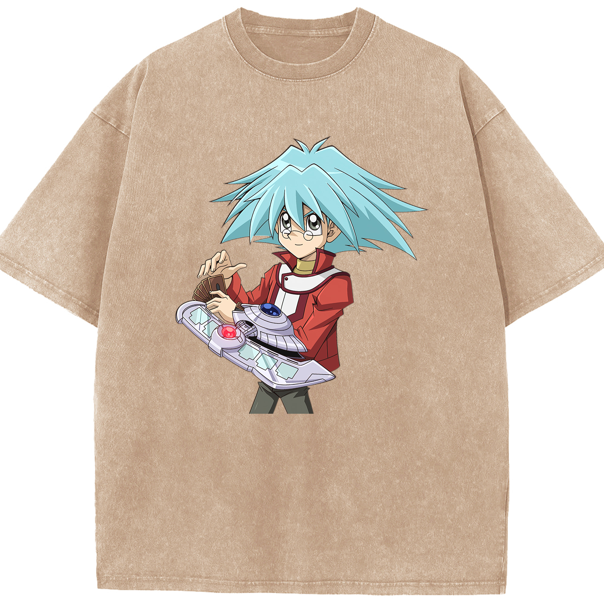 （画像用） 遊☆戯☆王 Yu-Gi-Oh! 綿100% ヴィンテージ風 半袖Tシャツ（フロントプリント）