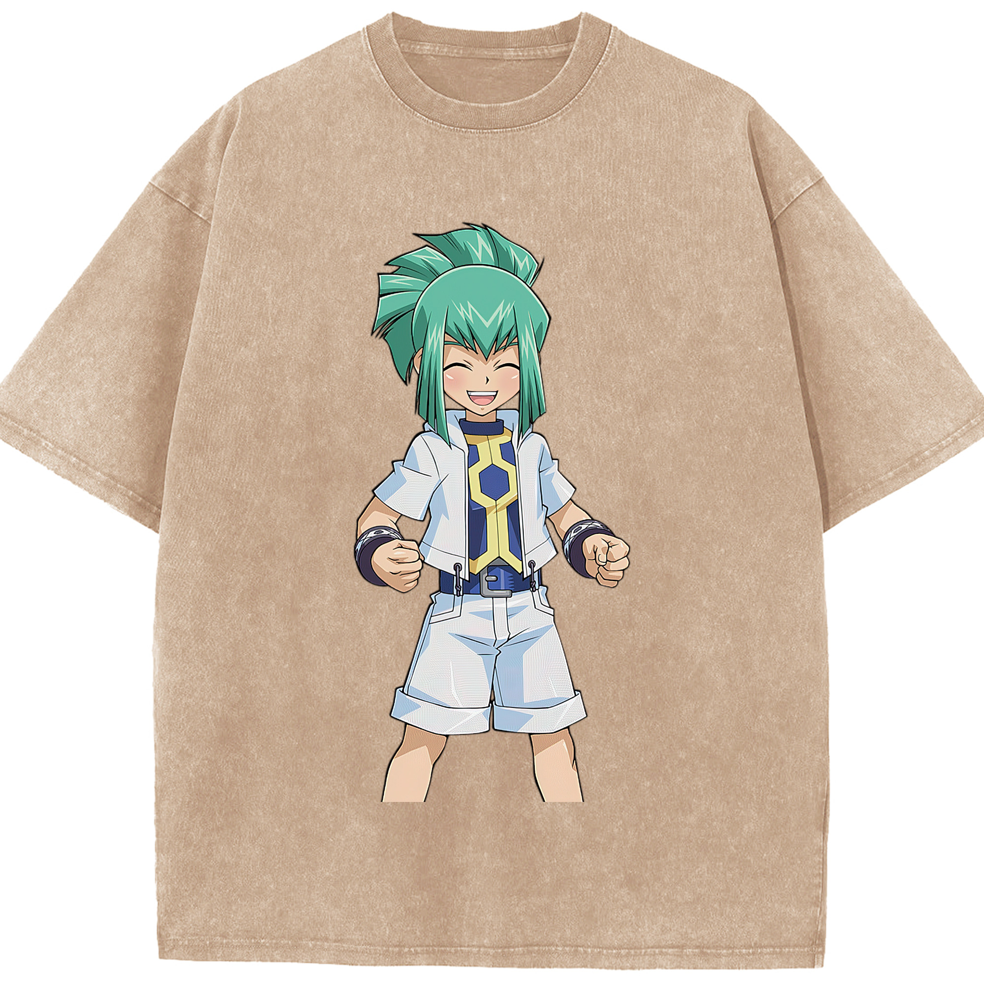 （画像用） 遊☆戯☆王 Yu-Gi-Oh! 綿100% ヴィンテージ風 半袖Tシャツ（フロントプリント）