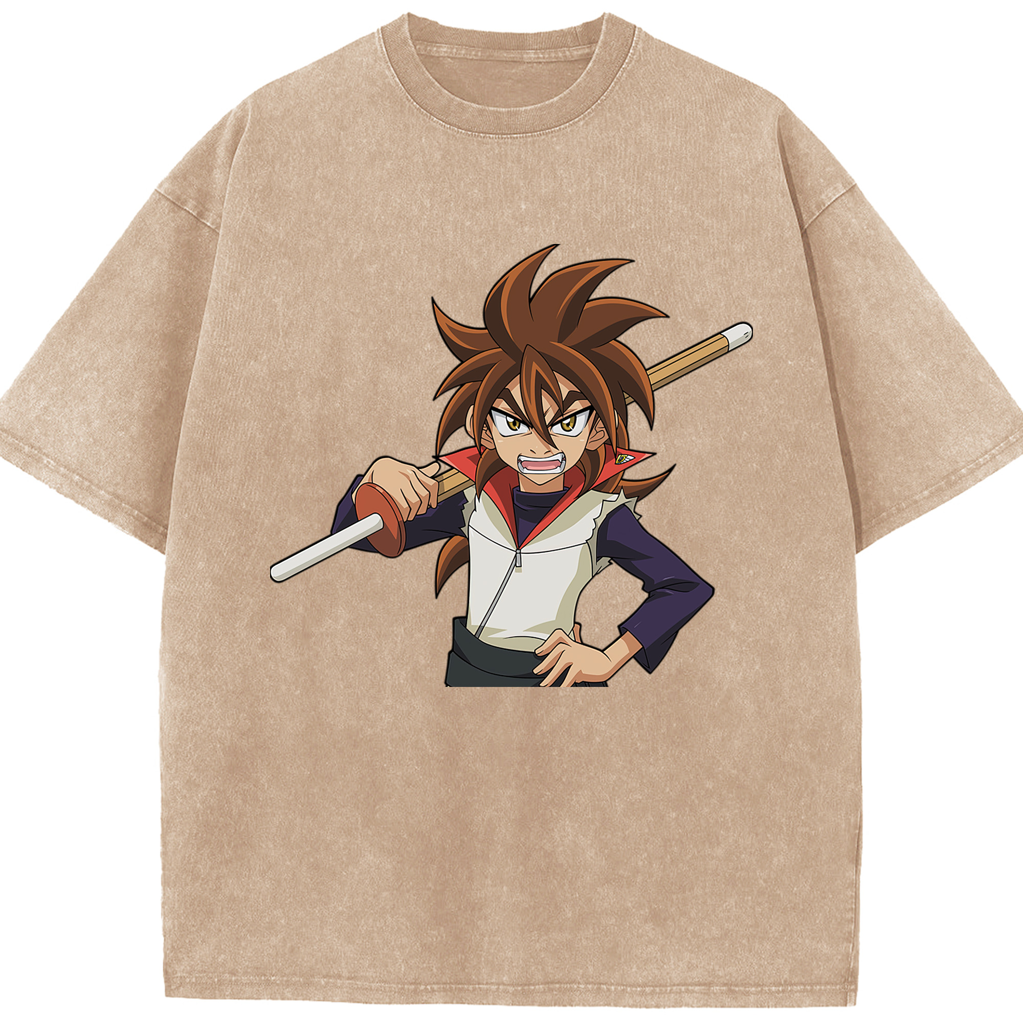 （画像用） 遊☆戯☆王 Yu-Gi-Oh! 綿100% ヴィンテージ風 半袖Tシャツ（フロントプリント）