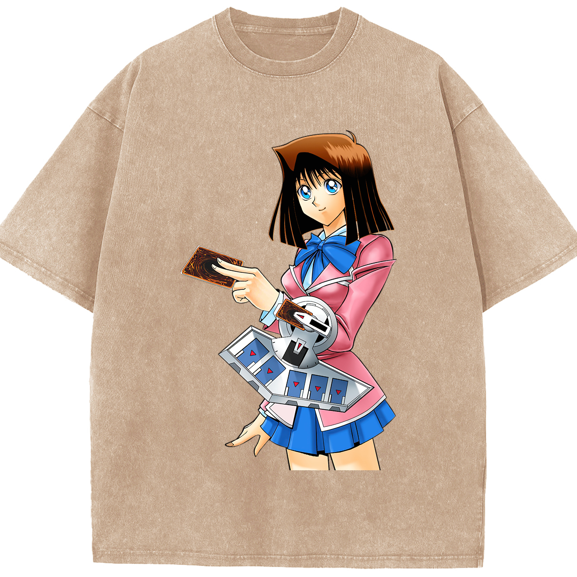 （画像用） 遊☆戯☆王 Yu-Gi-Oh! 綿100% ヴィンテージ風 半袖Tシャツ（フロントプリント）