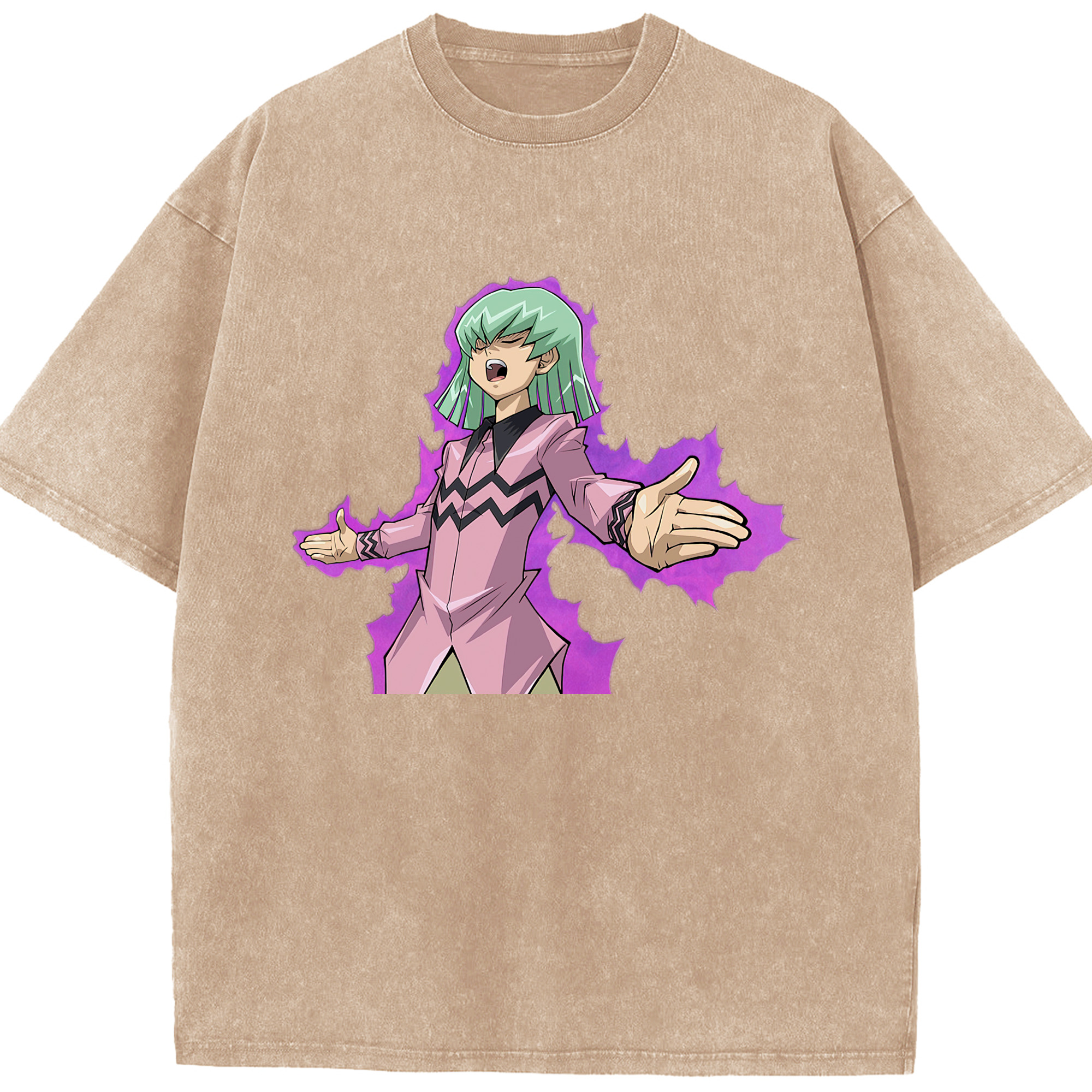 （画像用） 遊☆戯☆王 Yu-Gi-Oh! 綿100% ヴィンテージ風 半袖Tシャツ（フロントプリント）