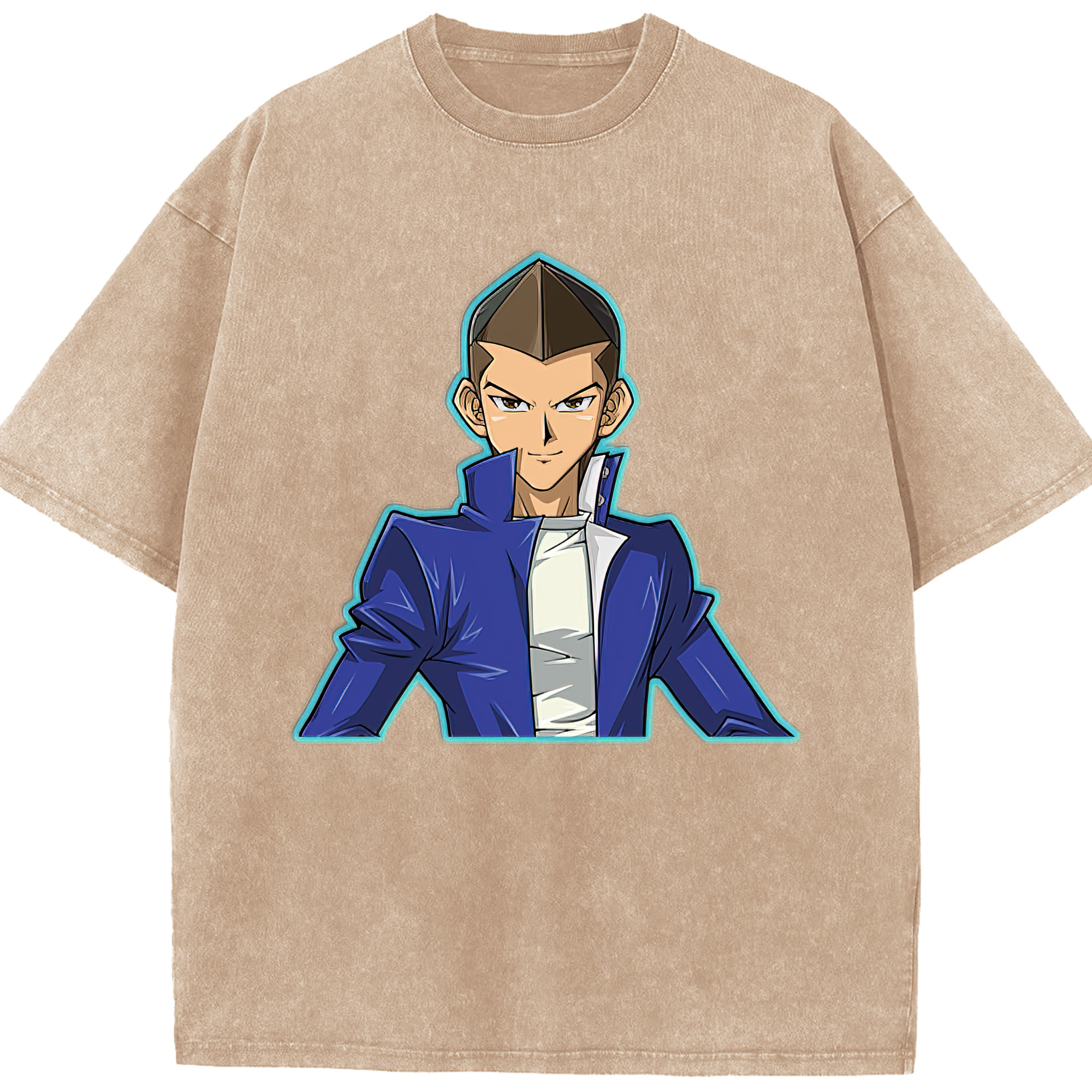 （画像用） 遊☆戯☆王 Yu-Gi-Oh! 綿100% ヴィンテージ風 半袖Tシャツ（フロントプリント）