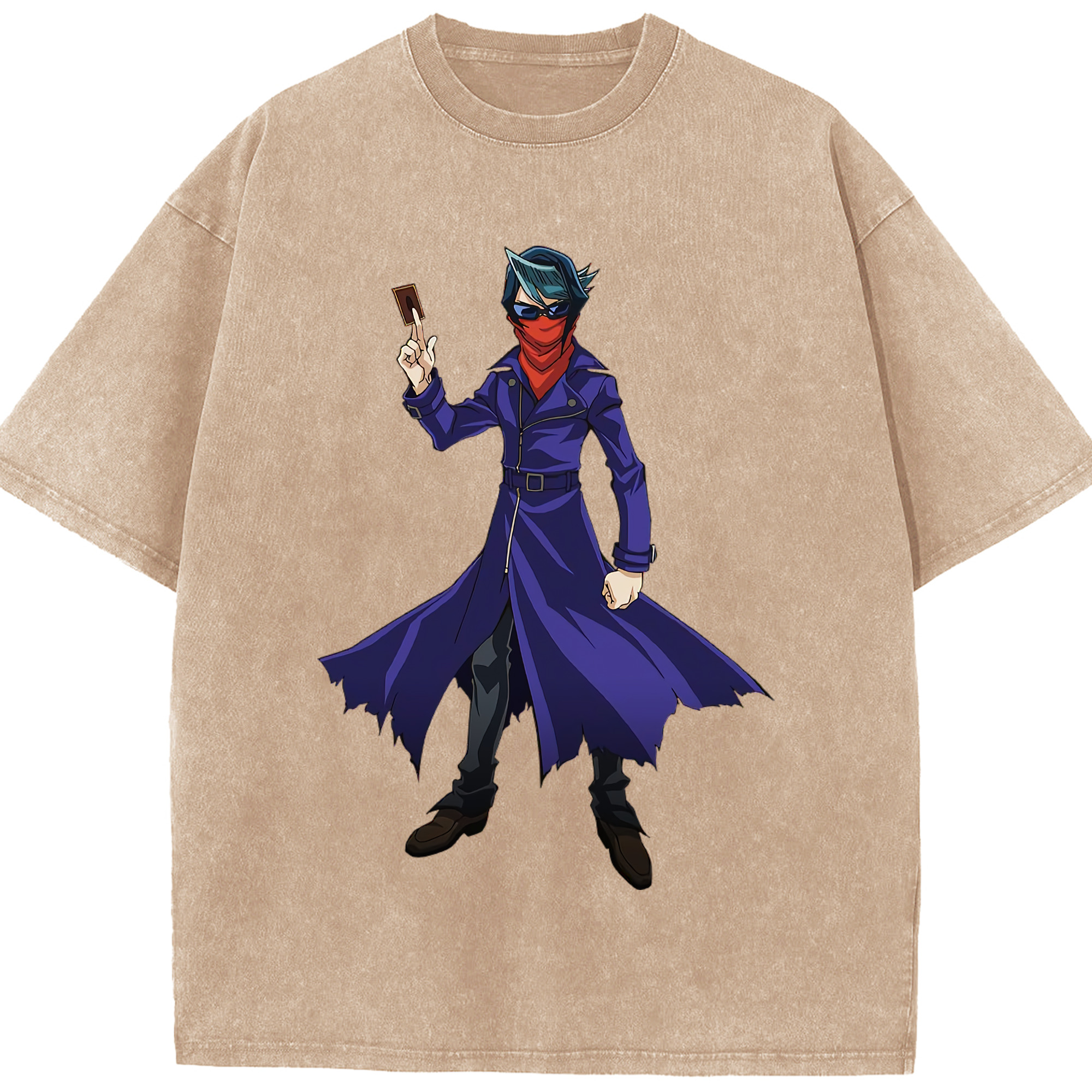 （画像用） 遊☆戯☆王 Yu-Gi-Oh! 綿100% ヴィンテージ風 半袖Tシャツ（フロントプリント）