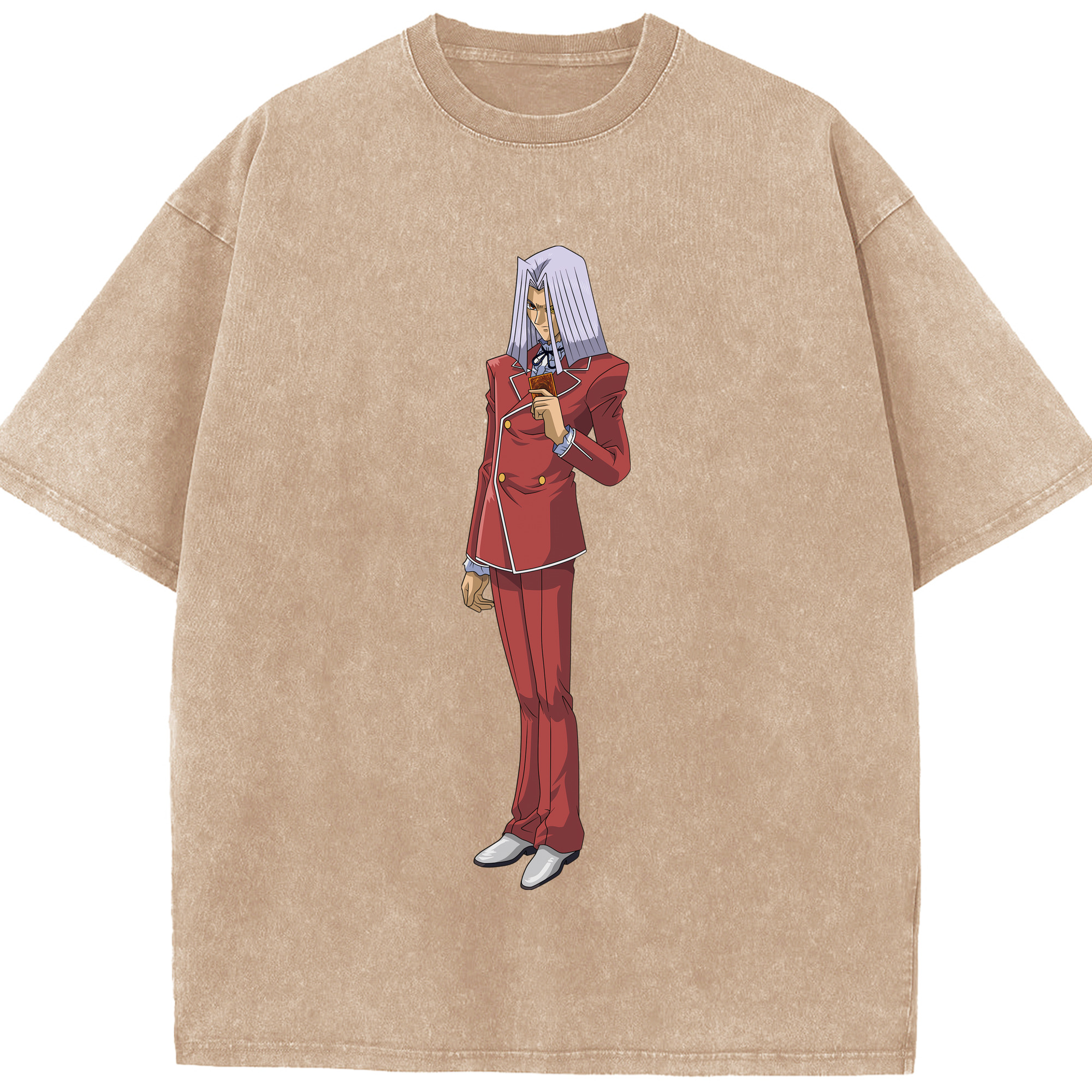 （画像用） 遊☆戯☆王 Yu-Gi-Oh! 綿100% ヴィンテージ風 半袖Tシャツ（フロントプリント）