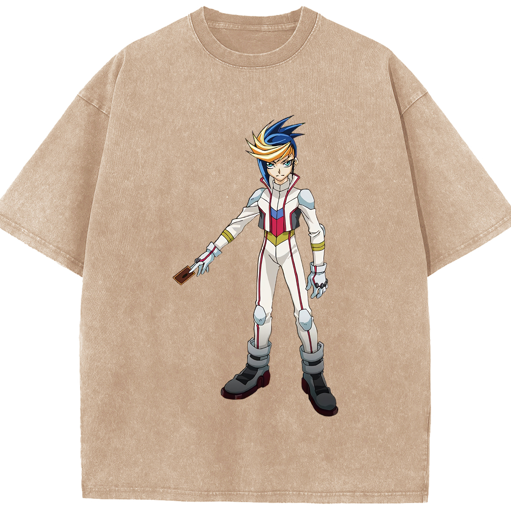 （画像用） 遊☆戯☆王 Yu-Gi-Oh! 綿100% ヴィンテージ風 半袖Tシャツ（フロントプリント）