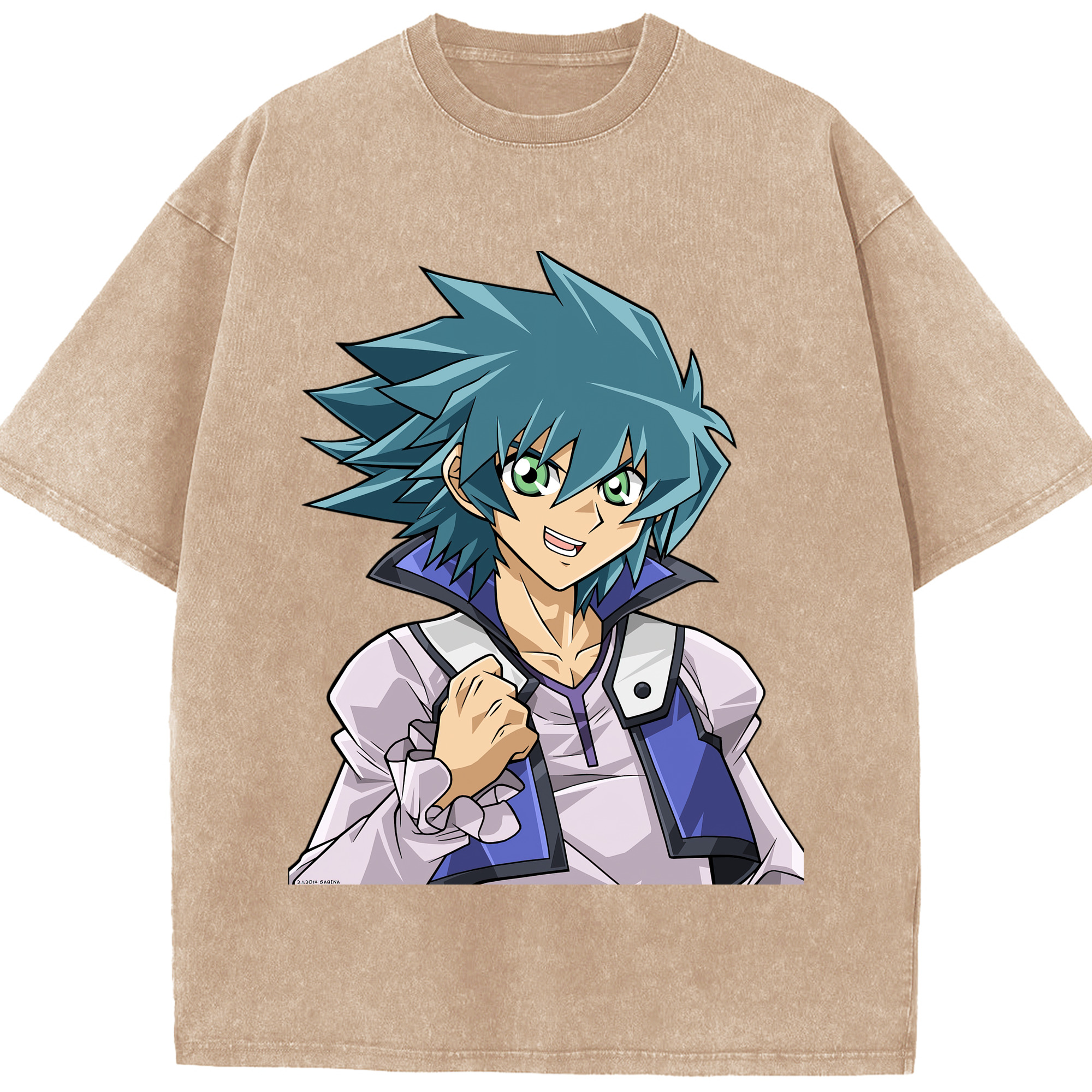 （画像用） 遊☆戯☆王 Yu-Gi-Oh! 綿100% ヴィンテージ風 半袖Tシャツ（フロントプリント）