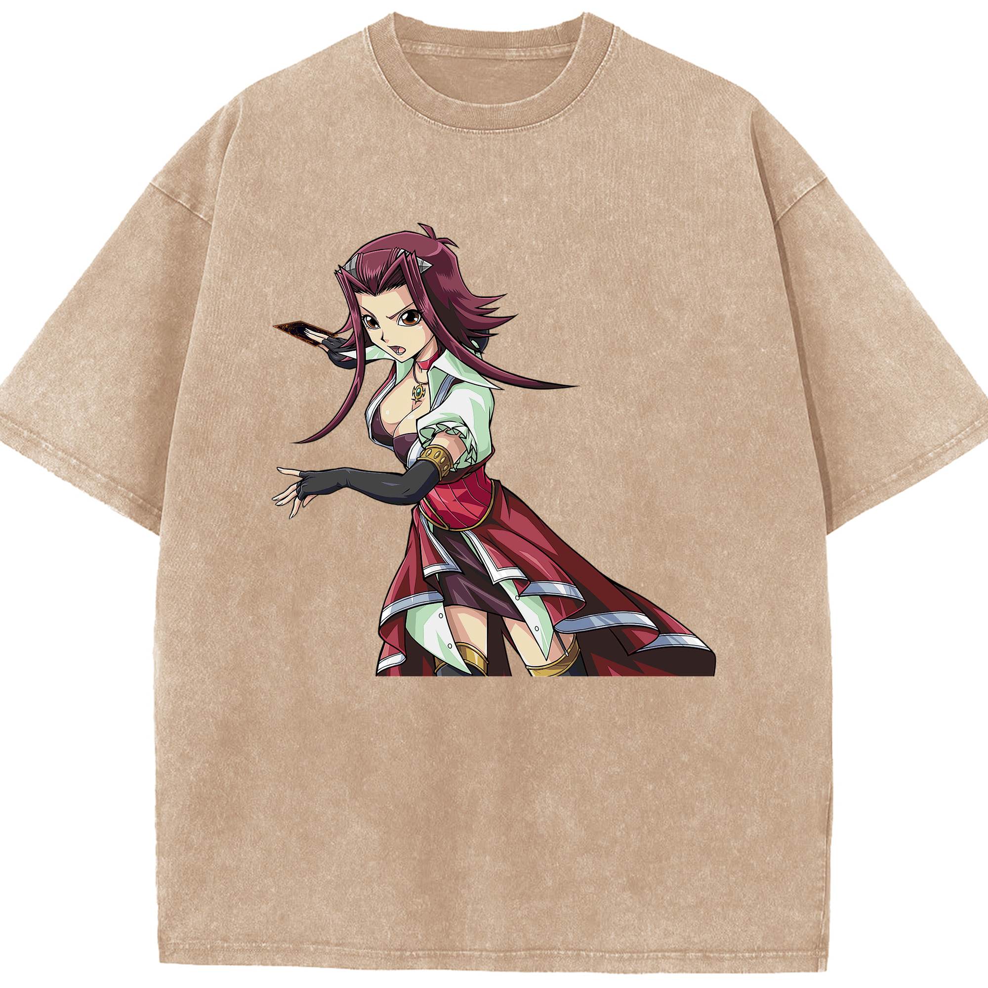 （画像用） 遊☆戯☆王 Yu-Gi-Oh! 綿100% ヴィンテージ風 半袖Tシャツ（フロントプリント）