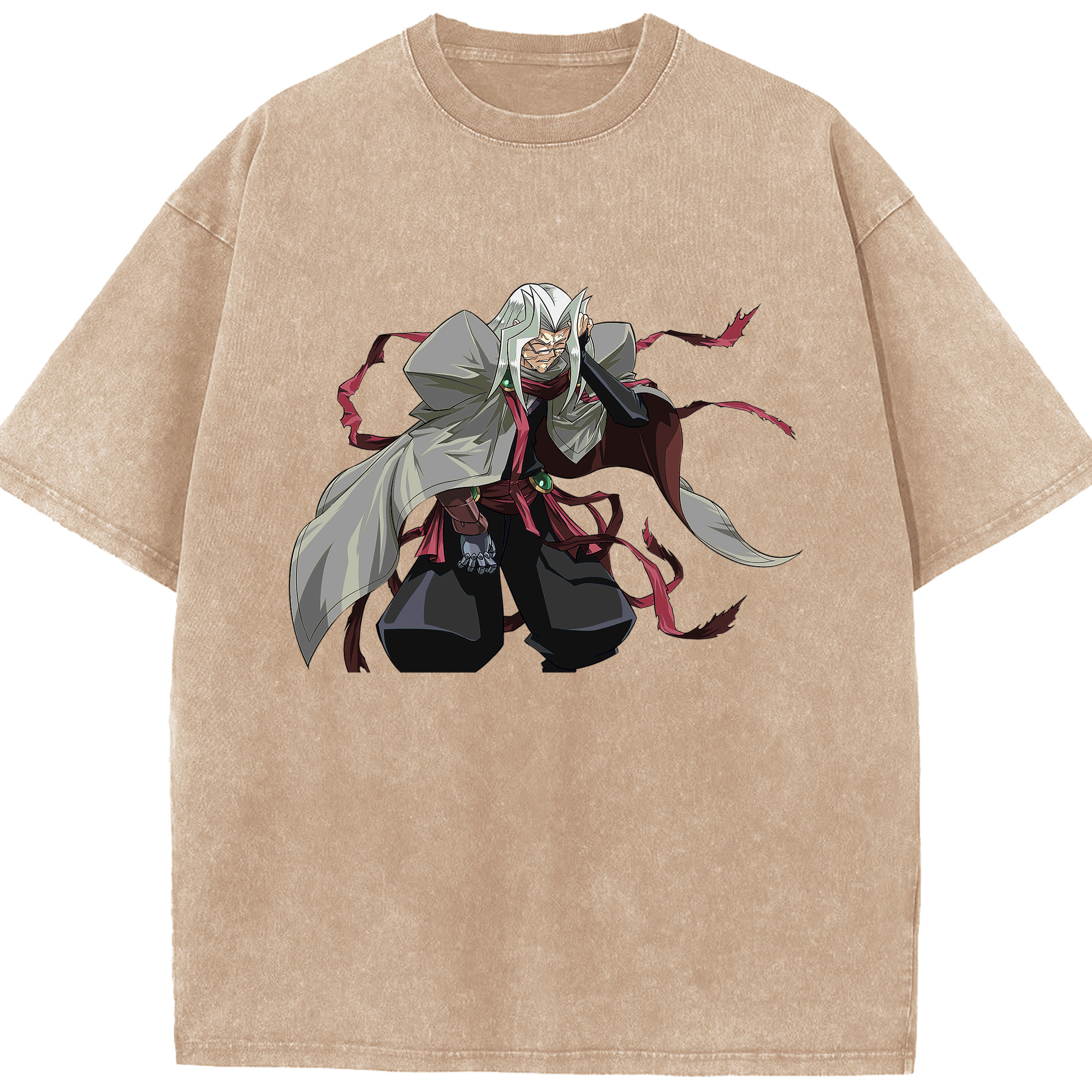 （画像用） 遊☆戯☆王 Yu-Gi-Oh! 綿100% ヴィンテージ風 半袖Tシャツ（フロントプリント）