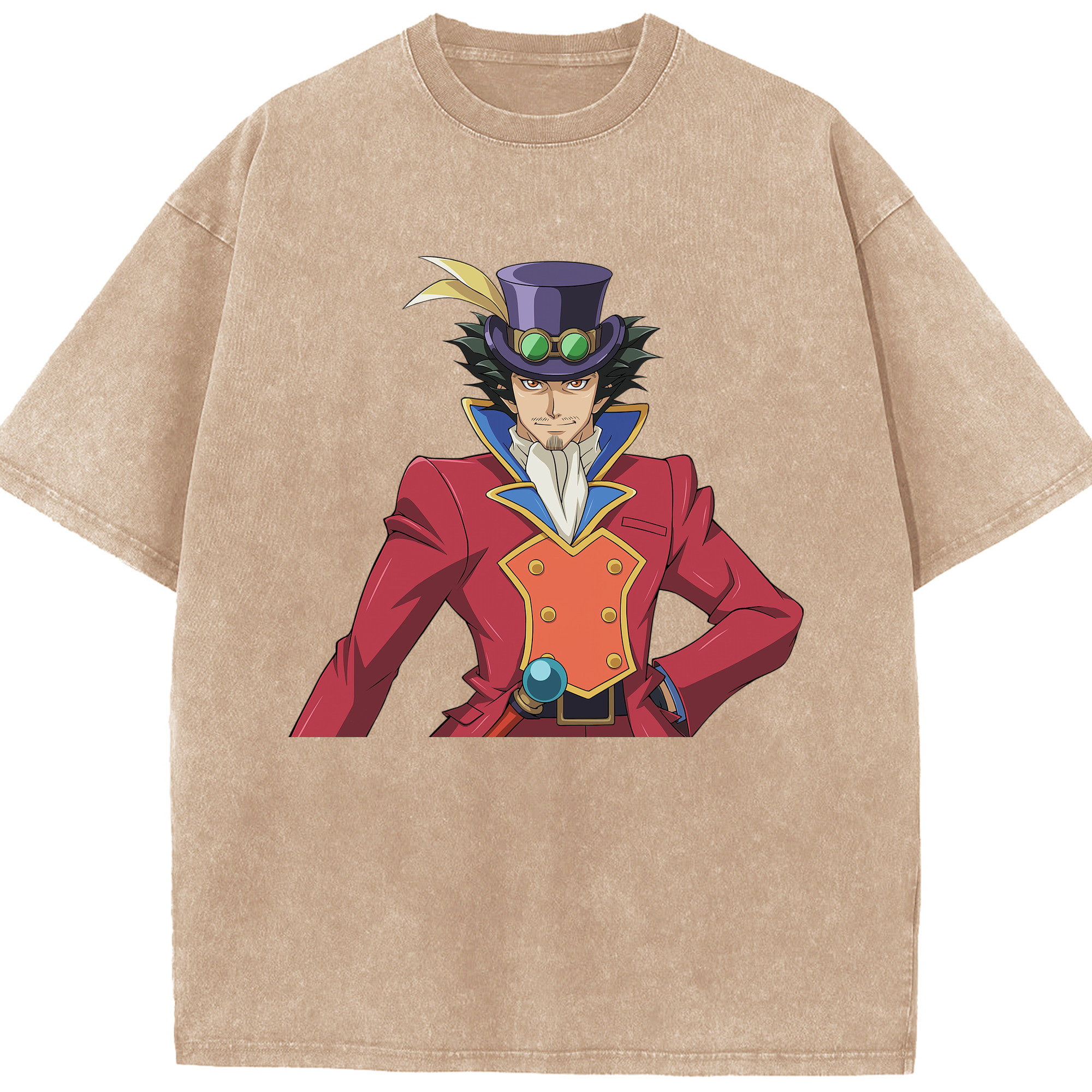 （画像用） 遊☆戯☆王 Yu-Gi-Oh! 綿100% ヴィンテージ風 半袖Tシャツ（フロントプリント）