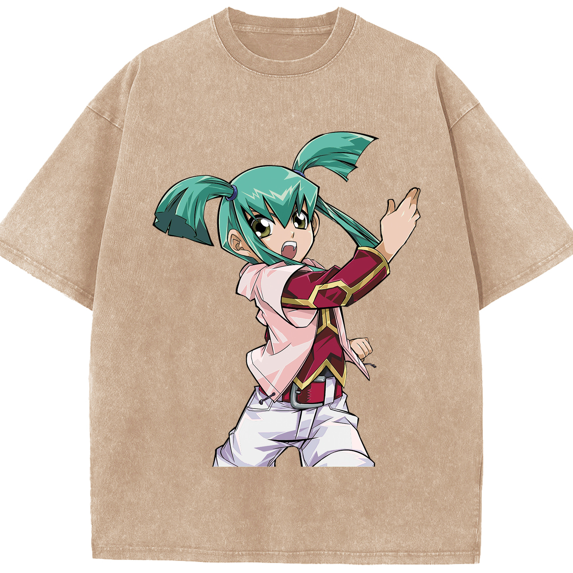 （画像用） 遊☆戯☆王 Yu-Gi-Oh! 綿100% ヴィンテージ風 半袖Tシャツ（フロントプリント）