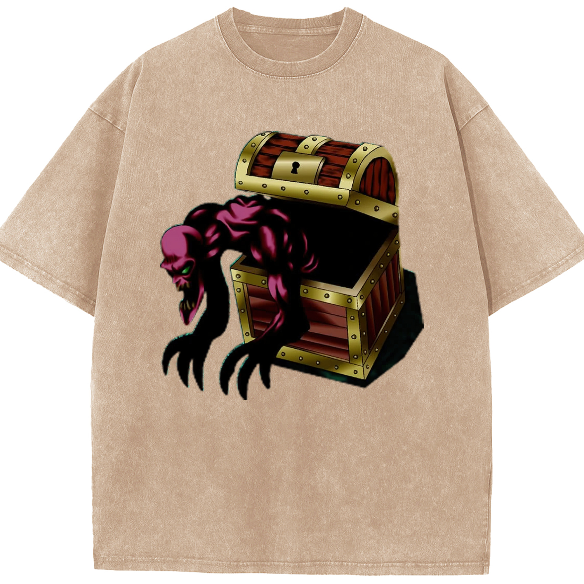 （画像用） 遊☆戯☆王 Yu-Gi-Oh! 綿100% ヴィンテージ風 半袖Tシャツ（フロントプリント）