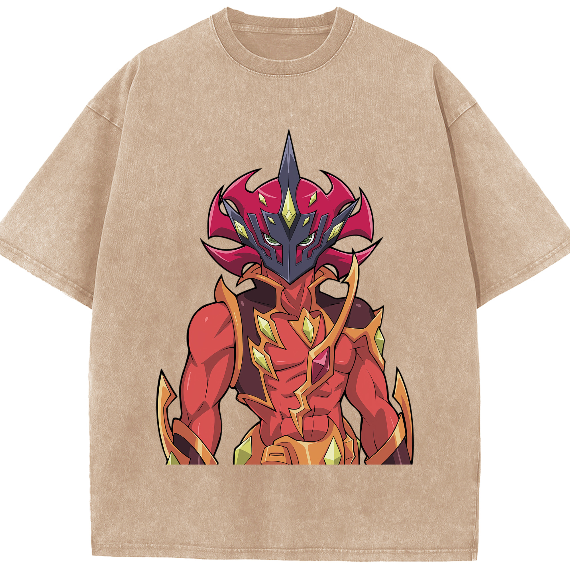 （画像用） 遊☆戯☆王 Yu-Gi-Oh! 綿100% ヴィンテージ風 半袖Tシャツ（フロントプリント）