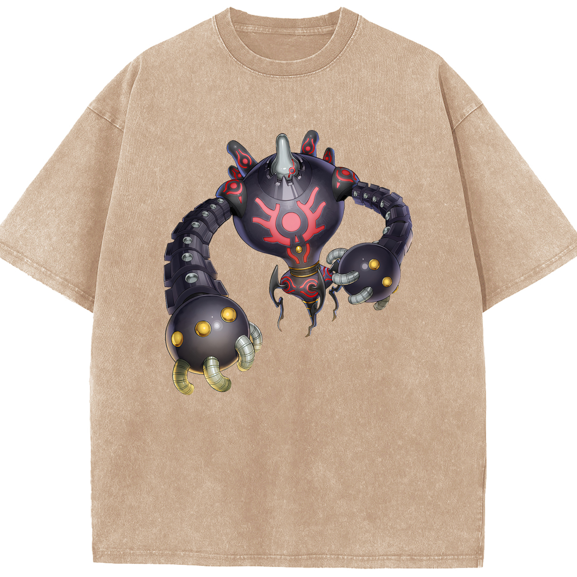 （画像用） 遊☆戯☆王 Yu-Gi-Oh! 綿100% ヴィンテージ風 半袖Tシャツ（フロントプリント）