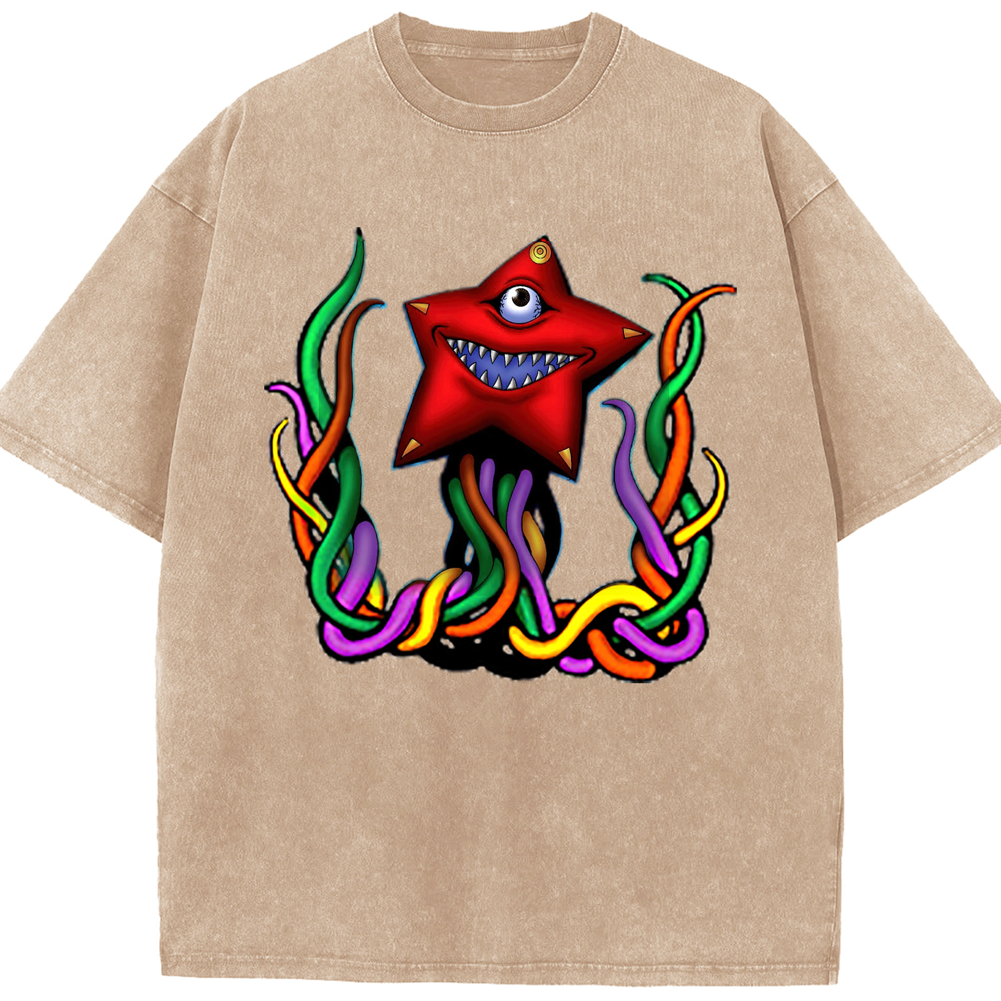 （画像用） 遊☆戯☆王 Yu-Gi-Oh! 綿100% ヴィンテージ風 半袖Tシャツ（フロントプリント）