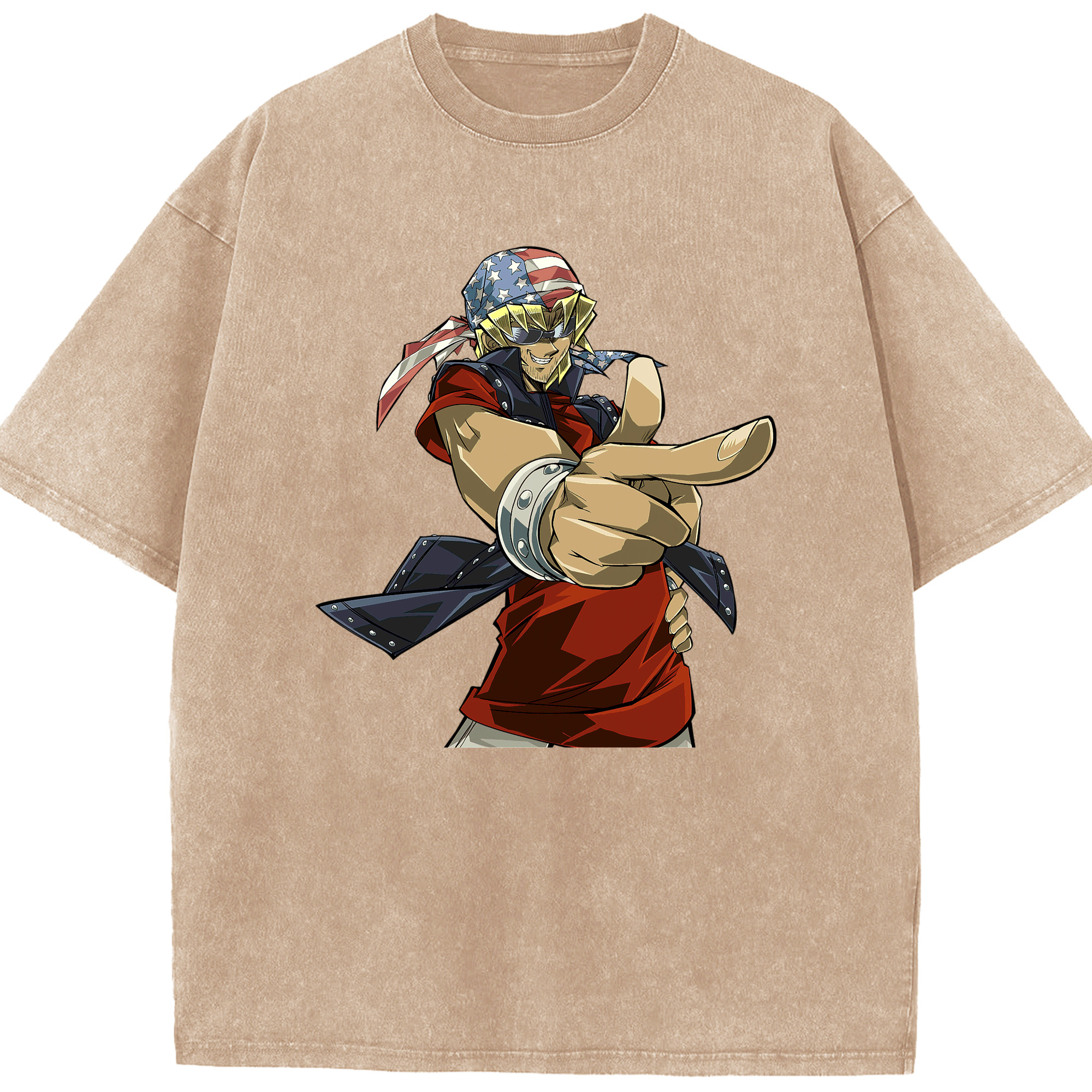 （画像用） 遊☆戯☆王 Yu-Gi-Oh! 綿100% ヴィンテージ風 半袖Tシャツ（フロントプリント）