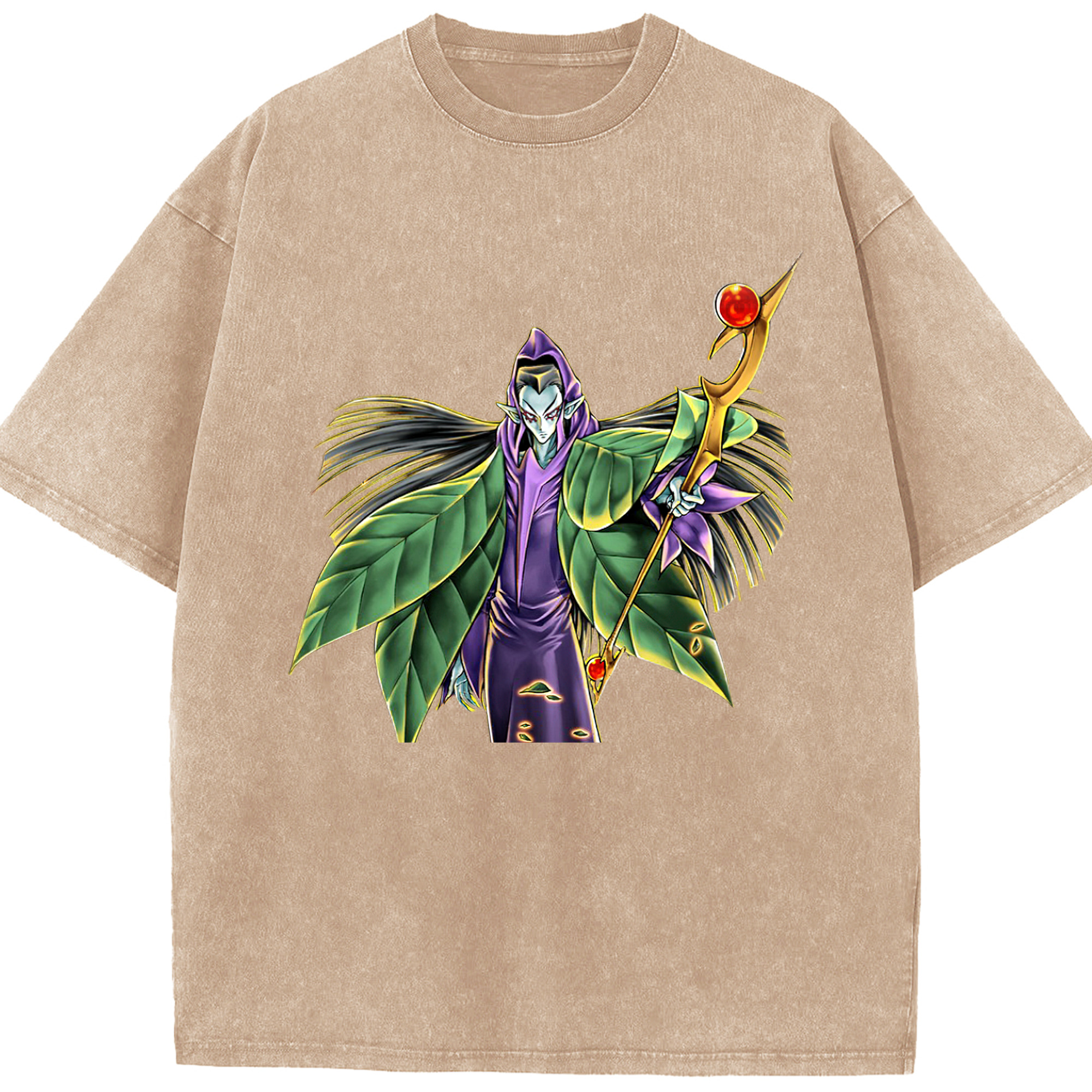 （画像用） 遊☆戯☆王 Yu-Gi-Oh! 綿100% ヴィンテージ風 半袖Tシャツ（フロントプリント）