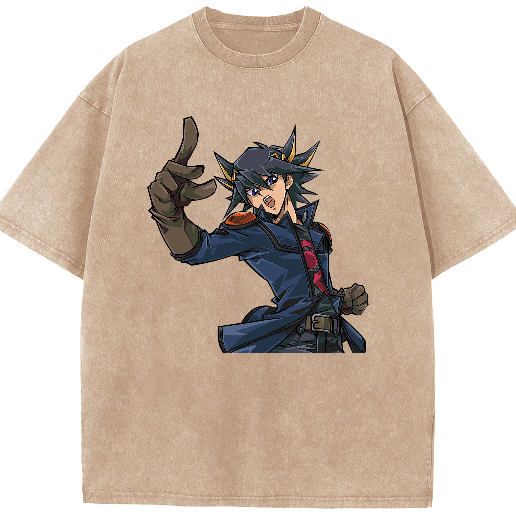 （画像用） 遊☆戯☆王 Yu-Gi-Oh! 綿100% ヴィンテージ風 半袖Tシャツ（フロントプリント）