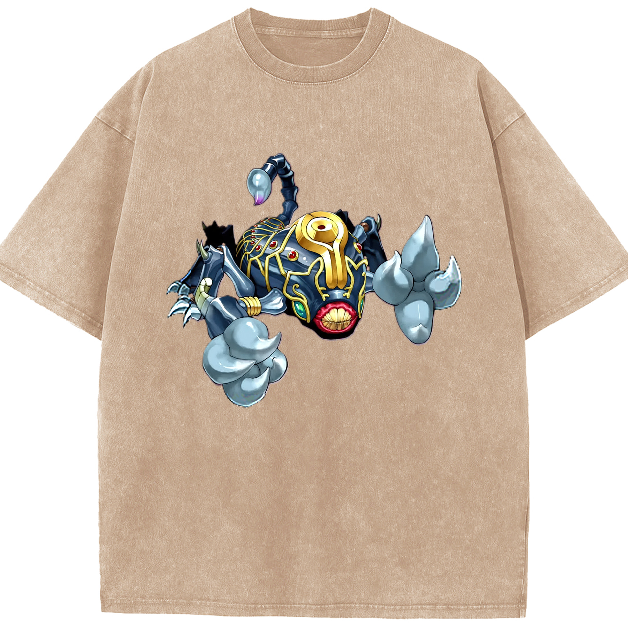 （画像用） 遊☆戯☆王 Yu-Gi-Oh! 綿100% ヴィンテージ風 半袖Tシャツ（フロントプリント）