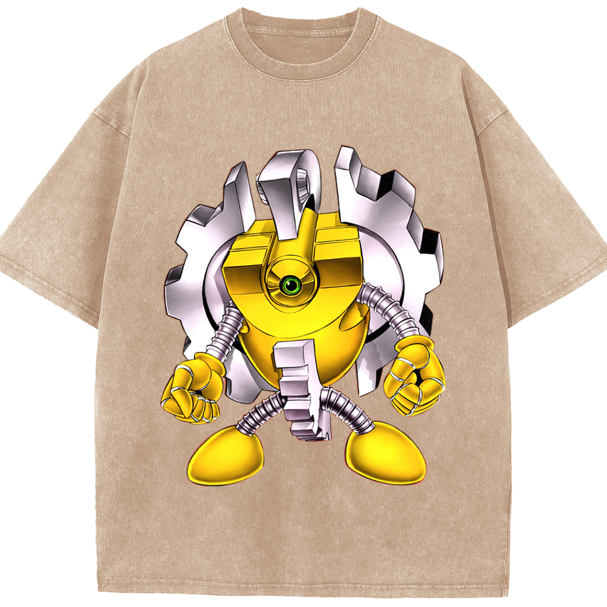 （画像用） 遊☆戯☆王 Yu-Gi-Oh! 綿100% ヴィンテージ風 半袖Tシャツ（フロントプリント）