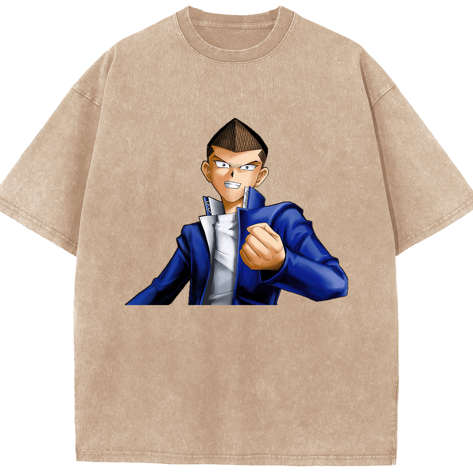 （画像用） 遊☆戯☆王 Yu-Gi-Oh! 綿100% ヴィンテージ風 半袖Tシャツ（フロントプリント）