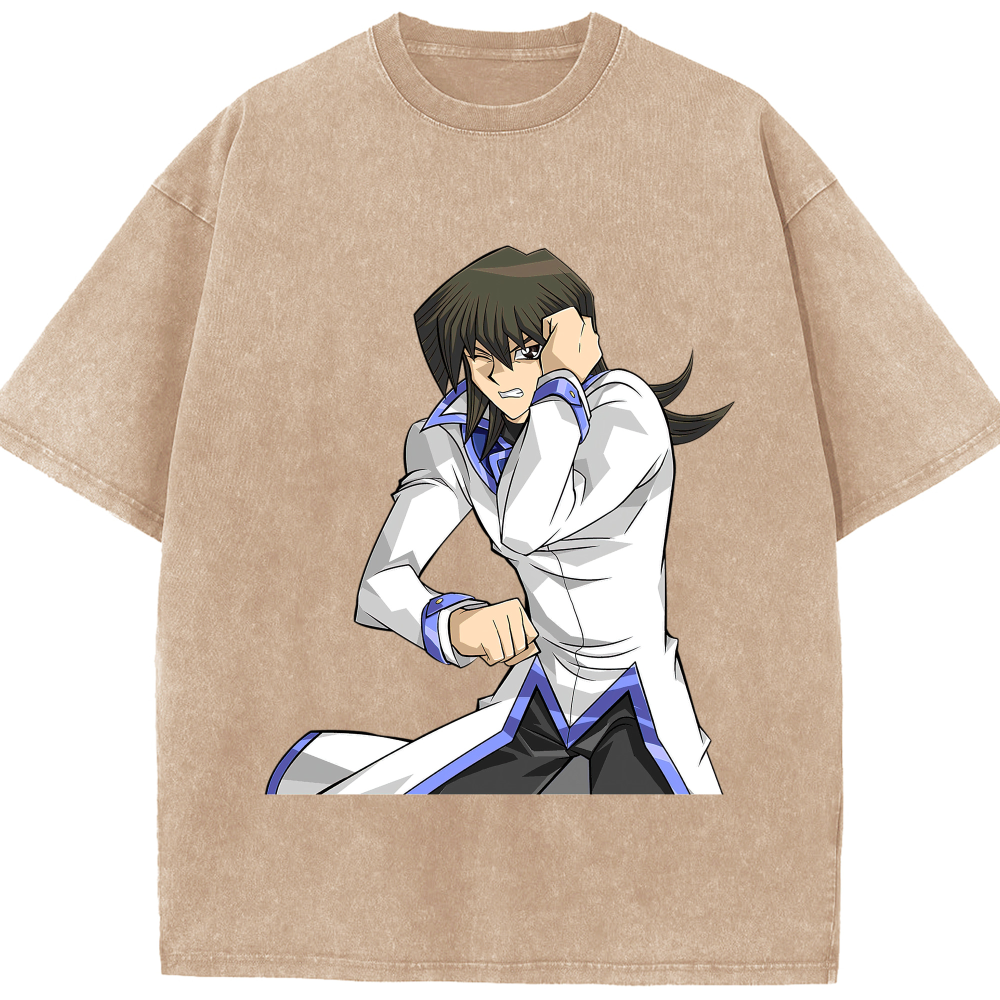 （画像用） 遊☆戯☆王 Yu-Gi-Oh! 綿100% ヴィンテージ風 半袖Tシャツ（フロントプリント）