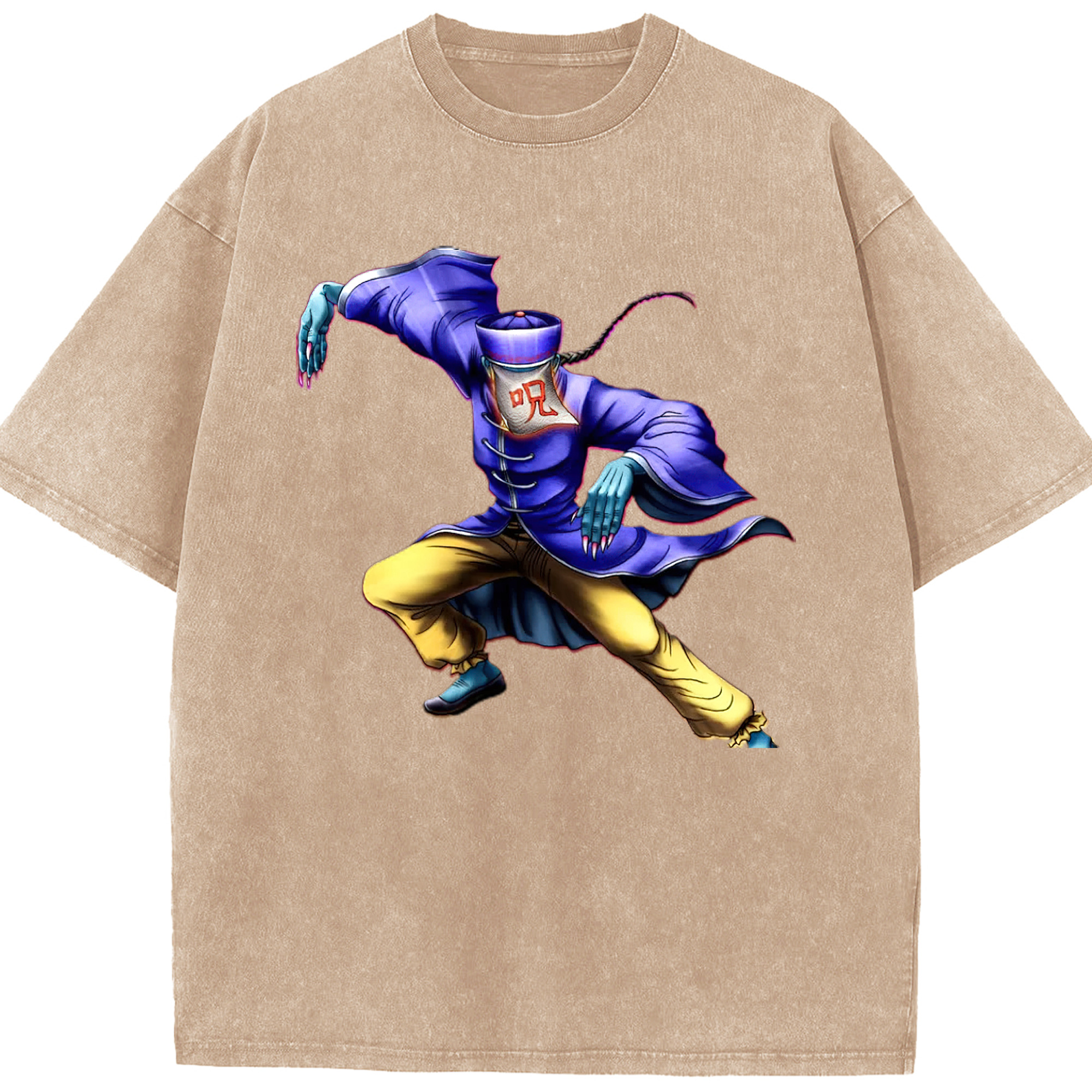 （画像用） 遊☆戯☆王 Yu-Gi-Oh! 綿100% ヴィンテージ風 半袖Tシャツ（フロントプリント）