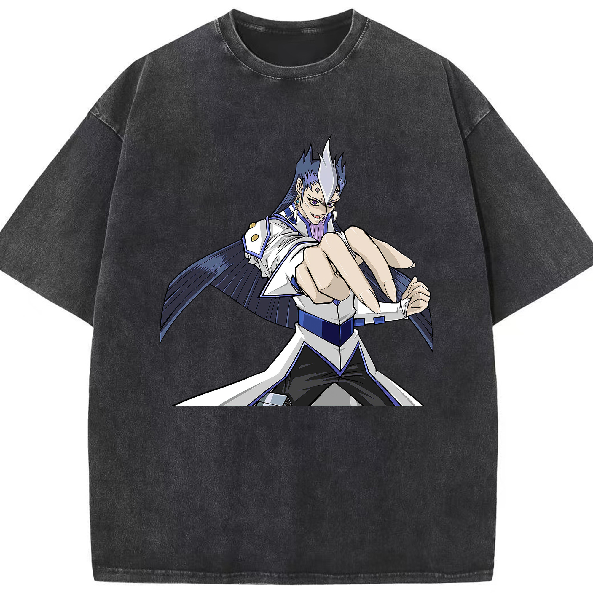 （画像用） 遊☆戯☆王 Yu-Gi-Oh! 綿100% ヴィンテージ風 半袖Tシャツ（フロントプリント）