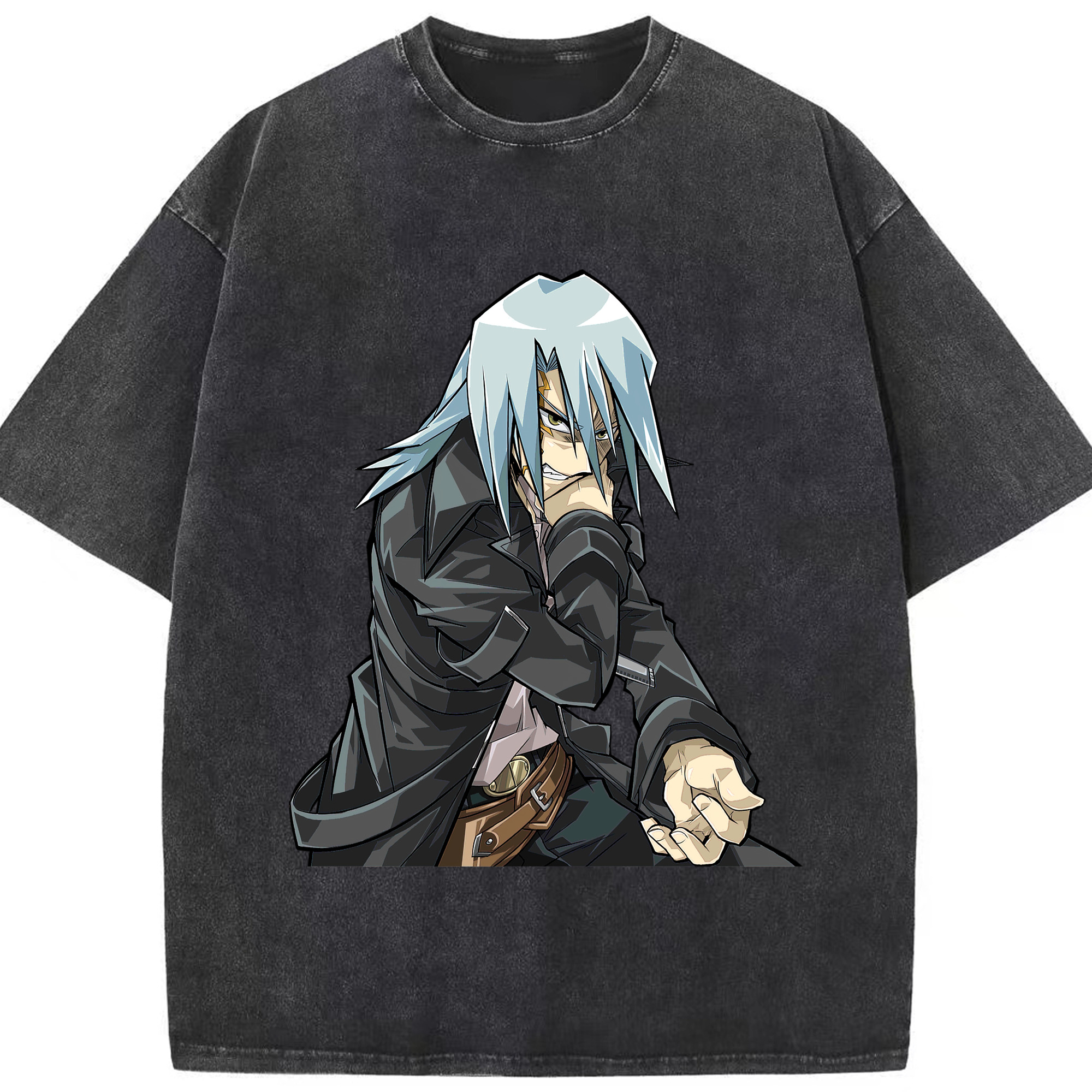 （画像用） 遊☆戯☆王 Yu-Gi-Oh! 綿100% ヴィンテージ風 半袖Tシャツ（フロントプリント）