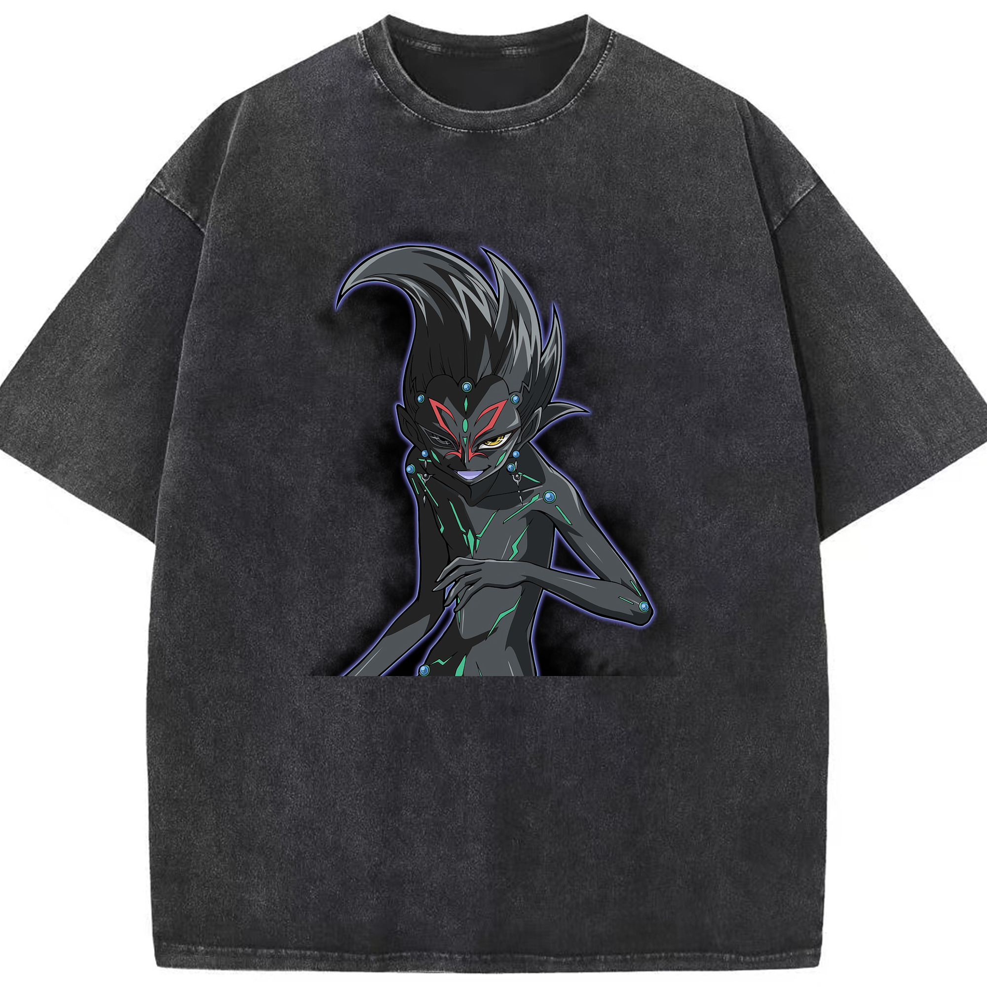 （画像用） 遊☆戯☆王 Yu-Gi-Oh! 綿100% ヴィンテージ風 半袖Tシャツ（フロントプリント）