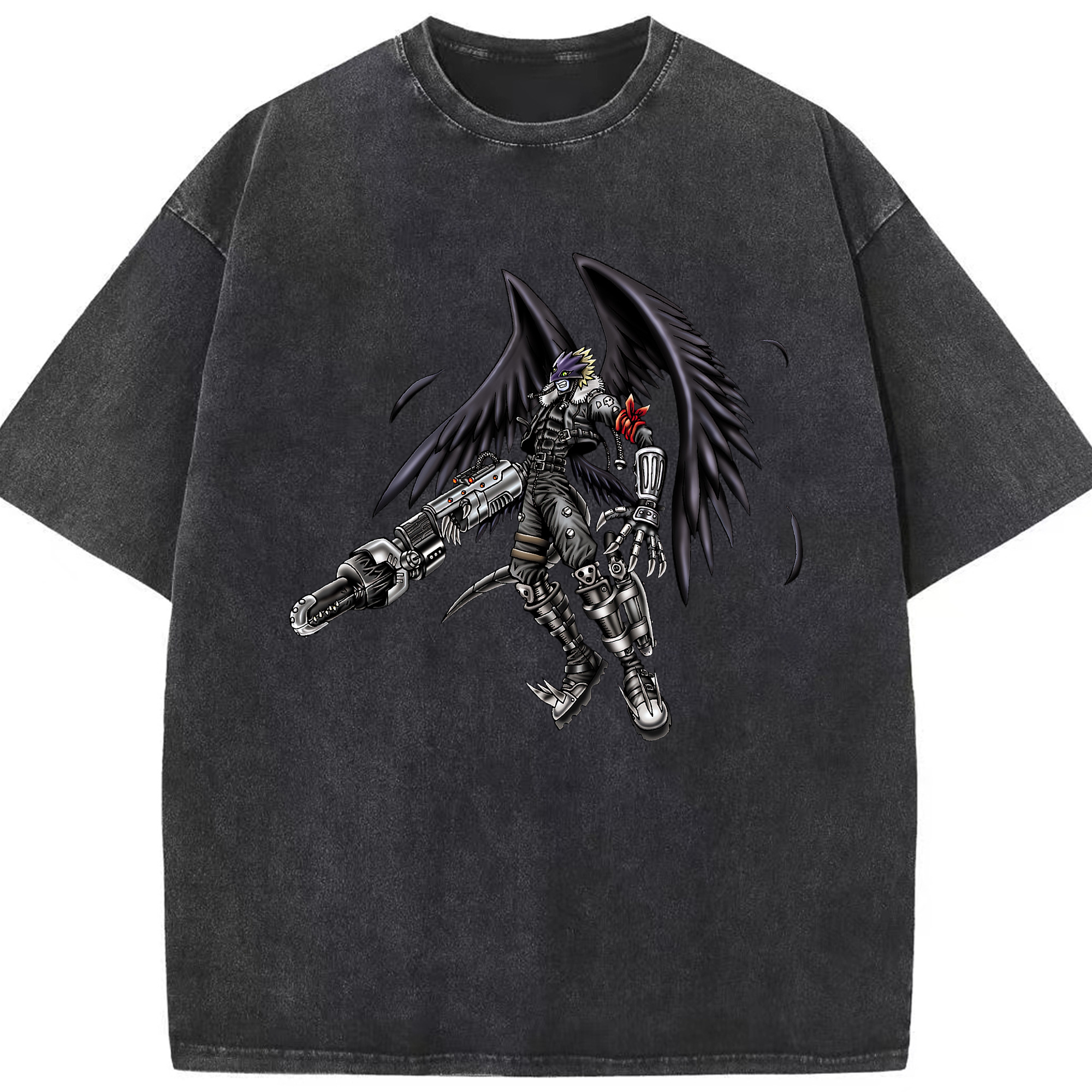 （画像用） 遊☆戯☆王 Yu-Gi-Oh! 綿100% ヴィンテージ風 半袖Tシャツ（フロントプリント）