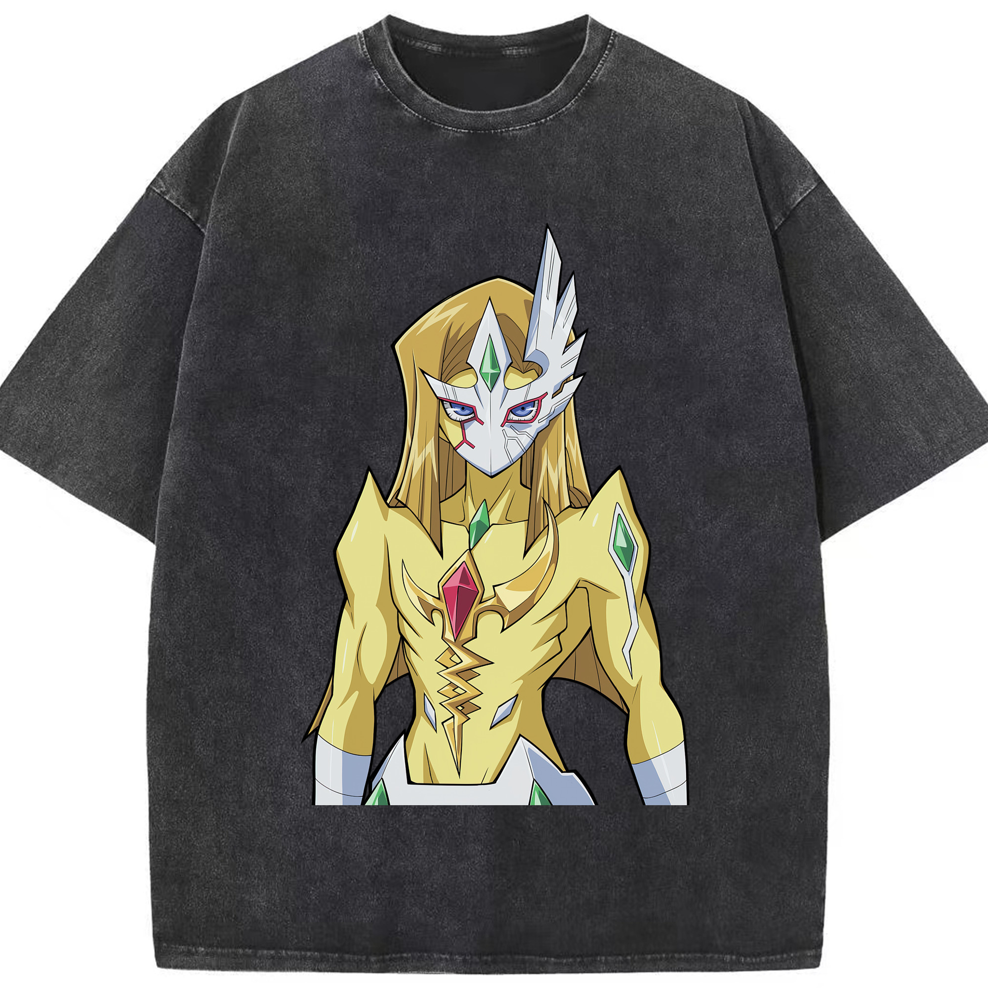 （画像用） 遊☆戯☆王 Yu-Gi-Oh! 綿100% ヴィンテージ風 半袖Tシャツ（フロントプリント）