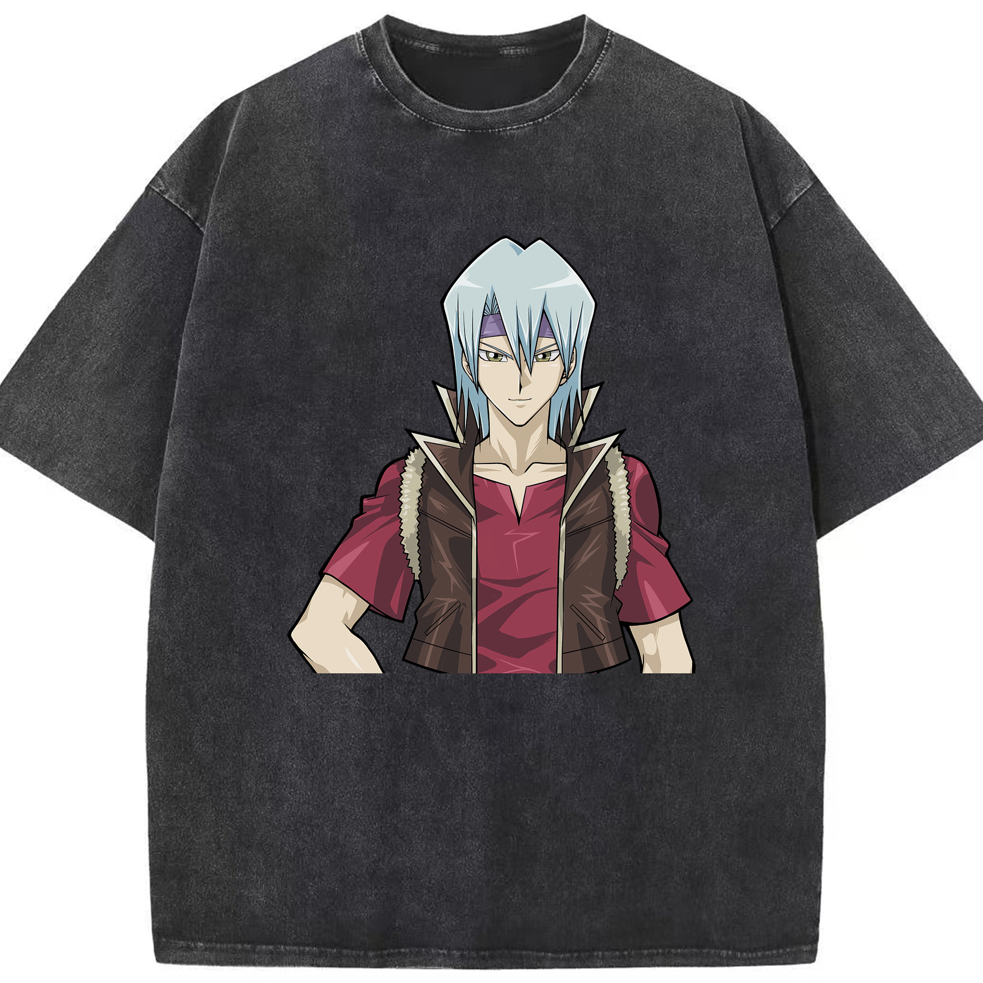 （画像用） 遊☆戯☆王 Yu-Gi-Oh! 綿100% ヴィンテージ風 半袖Tシャツ（フロントプリント）