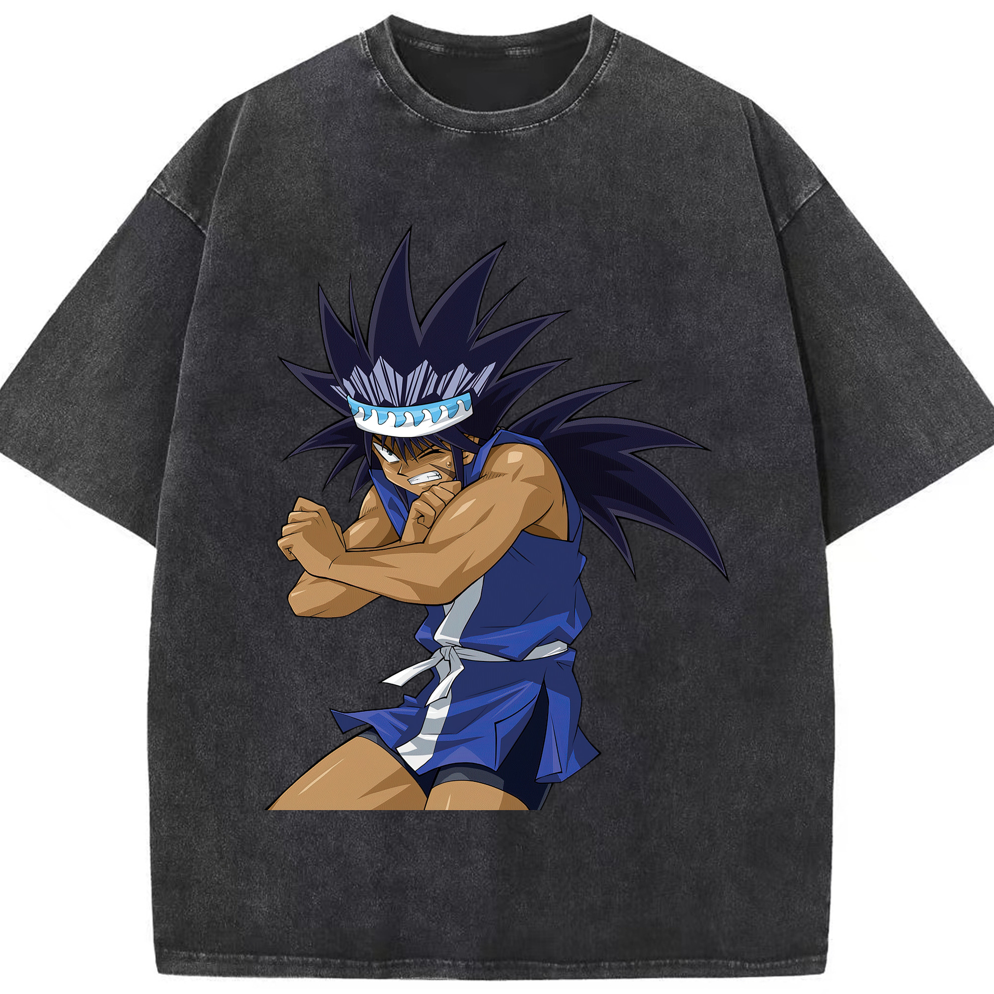（画像用） 遊☆戯☆王 Yu-Gi-Oh! 綿100% ヴィンテージ風 半袖Tシャツ（フロントプリント）