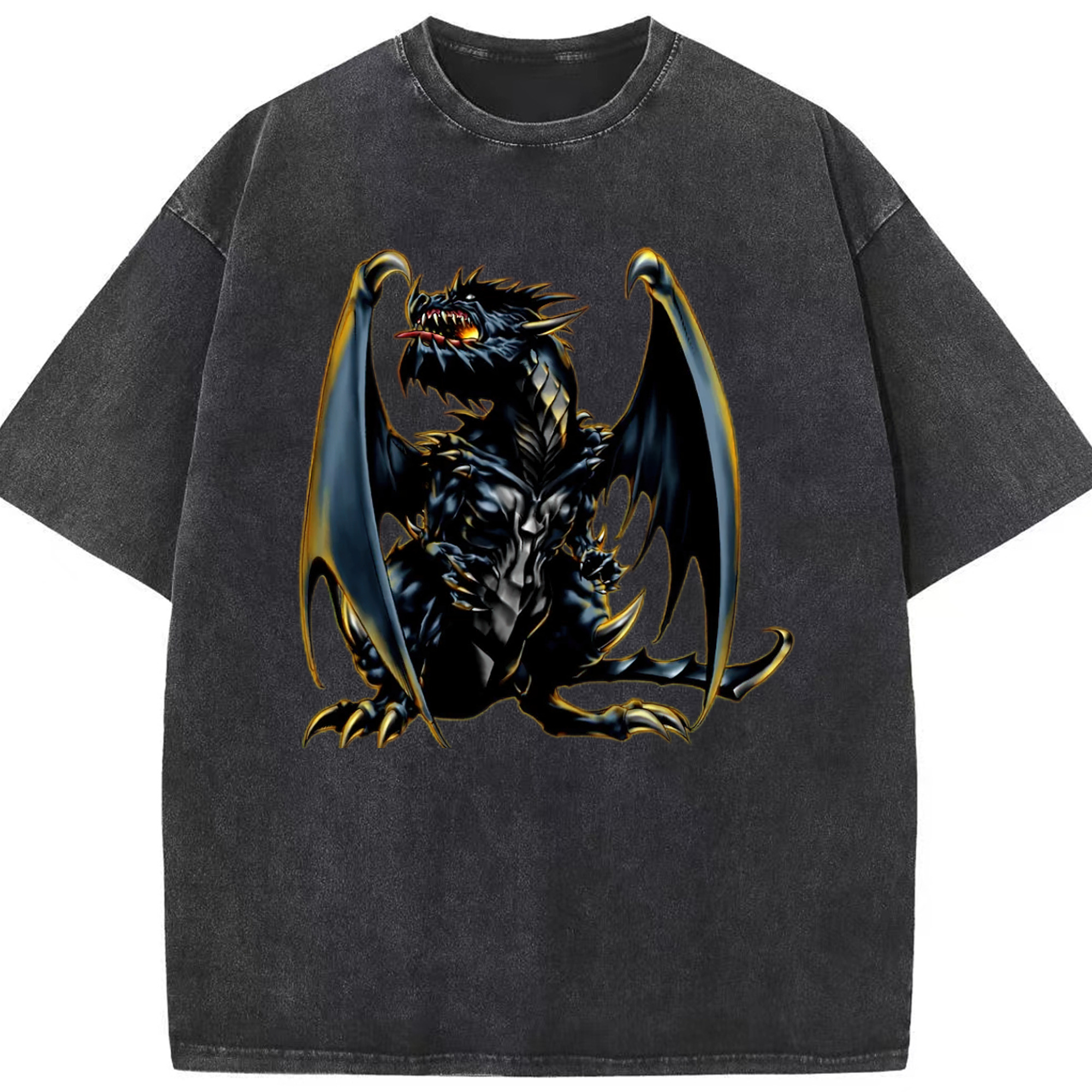 （画像用） 遊☆戯☆王 Yu-Gi-Oh! 綿100% ヴィンテージ風 半袖Tシャツ（フロントプリント）