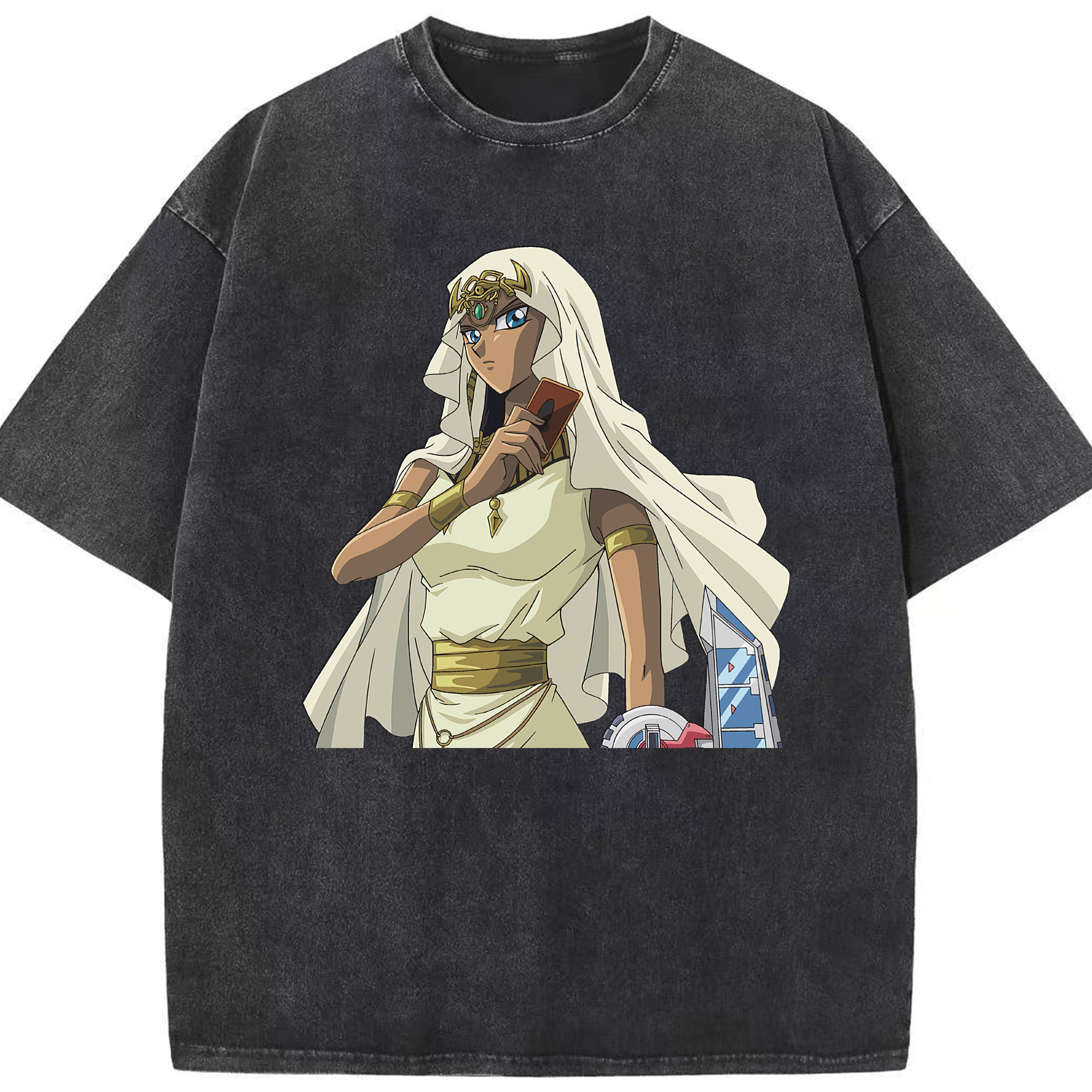 （画像用） 遊☆戯☆王 Yu-Gi-Oh! 綿100% ヴィンテージ風 半袖Tシャツ（フロントプリント）