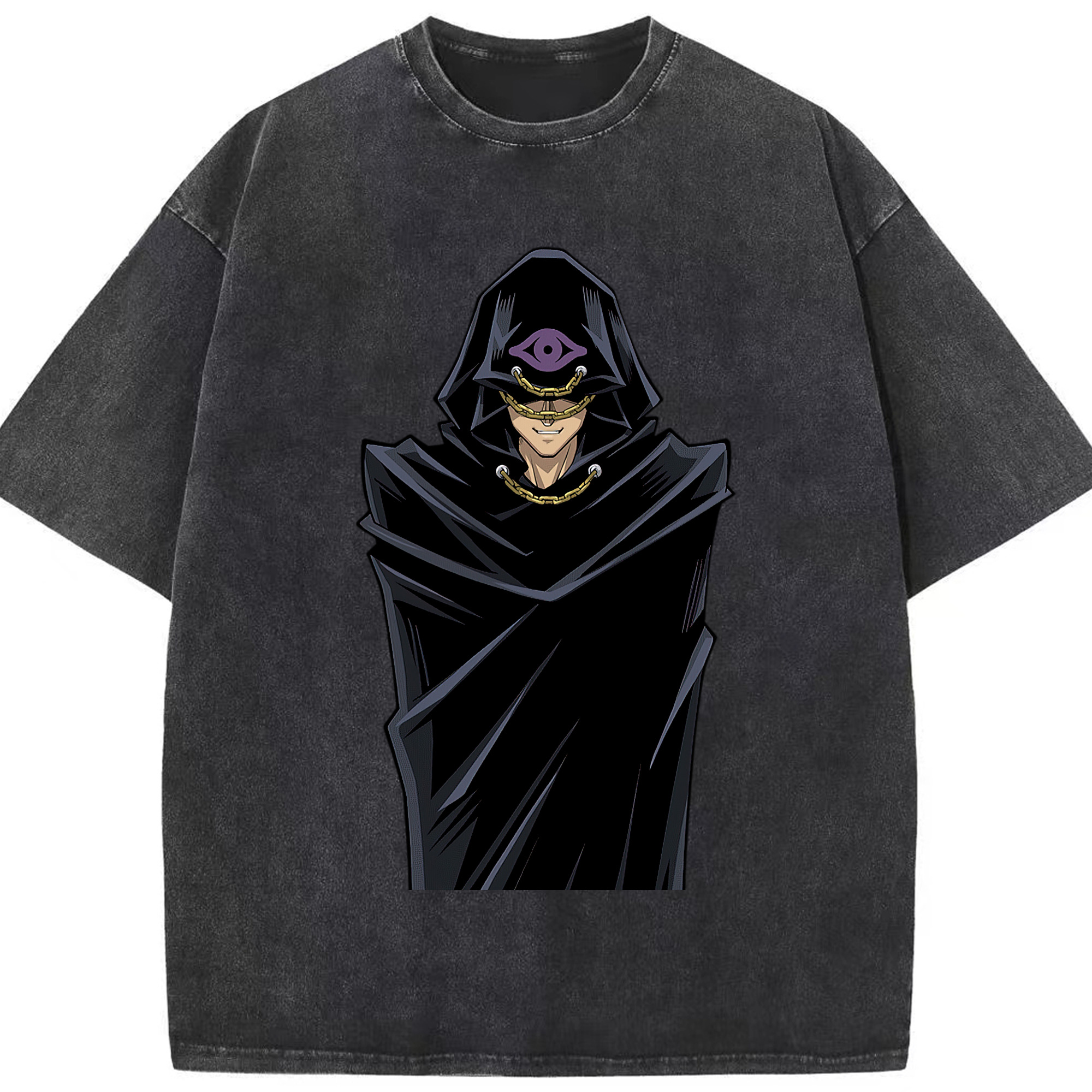 （画像用） 遊☆戯☆王 Yu-Gi-Oh! 綿100% ヴィンテージ風 半袖Tシャツ（フロントプリント）