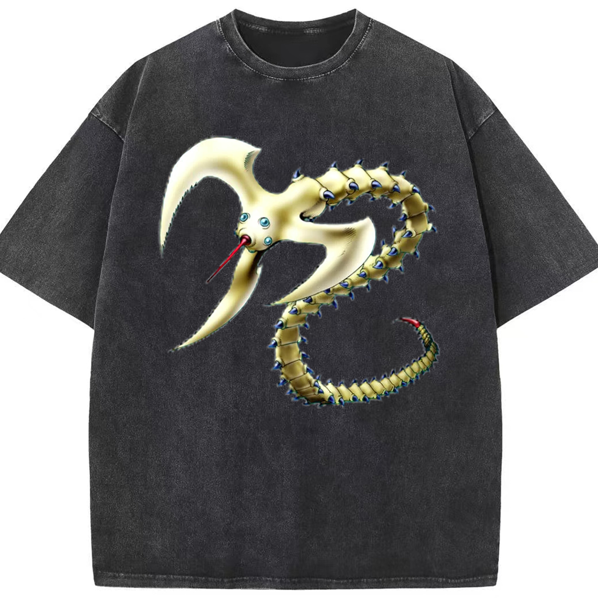 （画像用） 遊☆戯☆王 Yu-Gi-Oh! 綿100% ヴィンテージ風 半袖Tシャツ（フロントプリント）