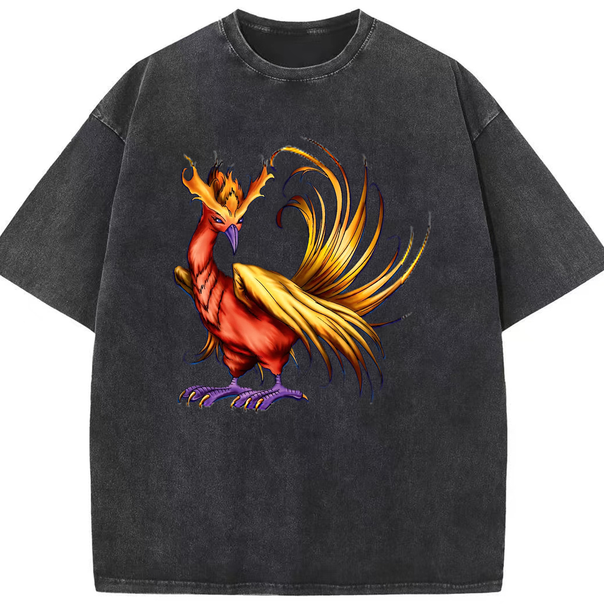 （画像用） 遊☆戯☆王 Yu-Gi-Oh! 綿100% ヴィンテージ風 半袖Tシャツ（フロントプリント）