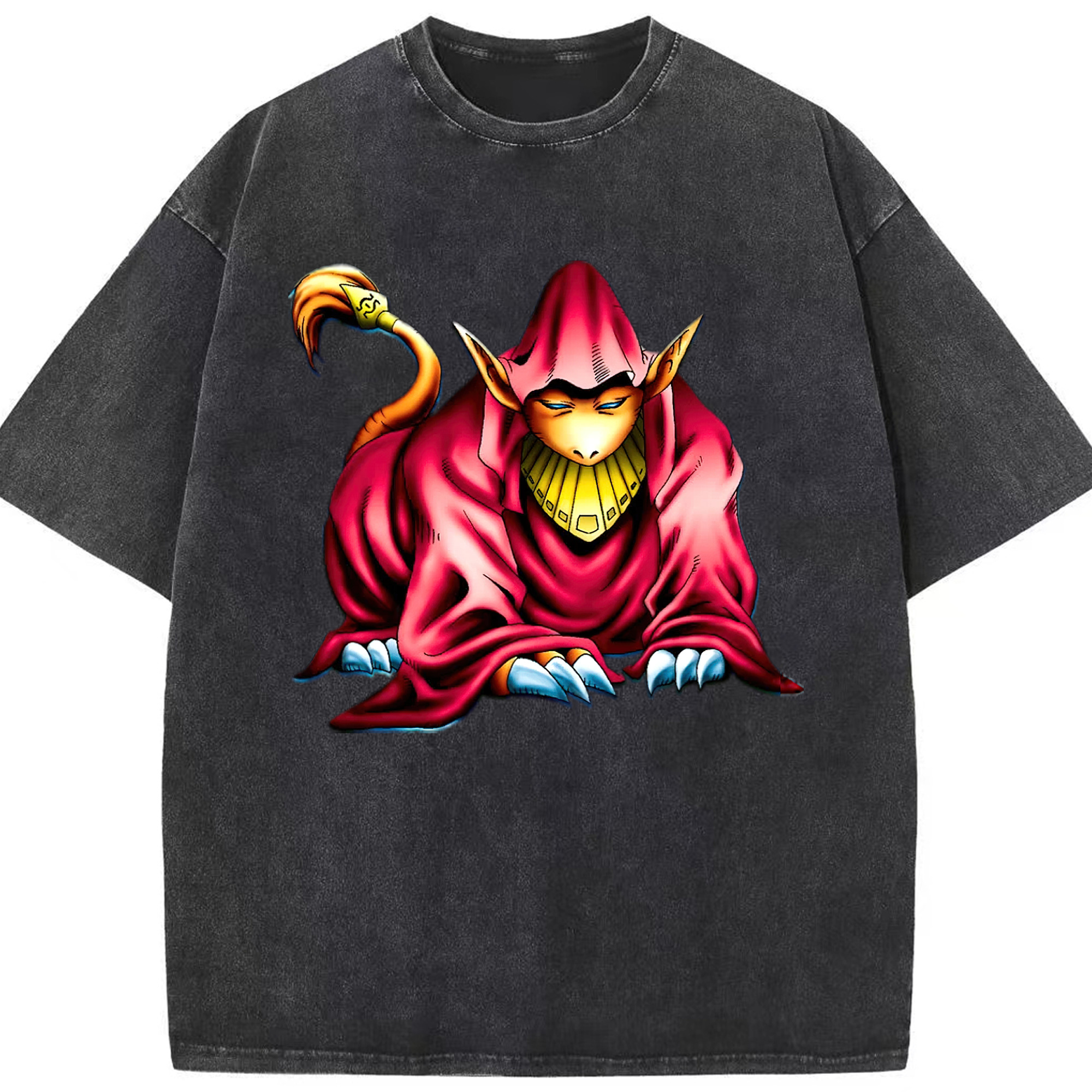 （画像用） 遊☆戯☆王 Yu-Gi-Oh! 綿100% ヴィンテージ風 半袖Tシャツ（フロントプリント）