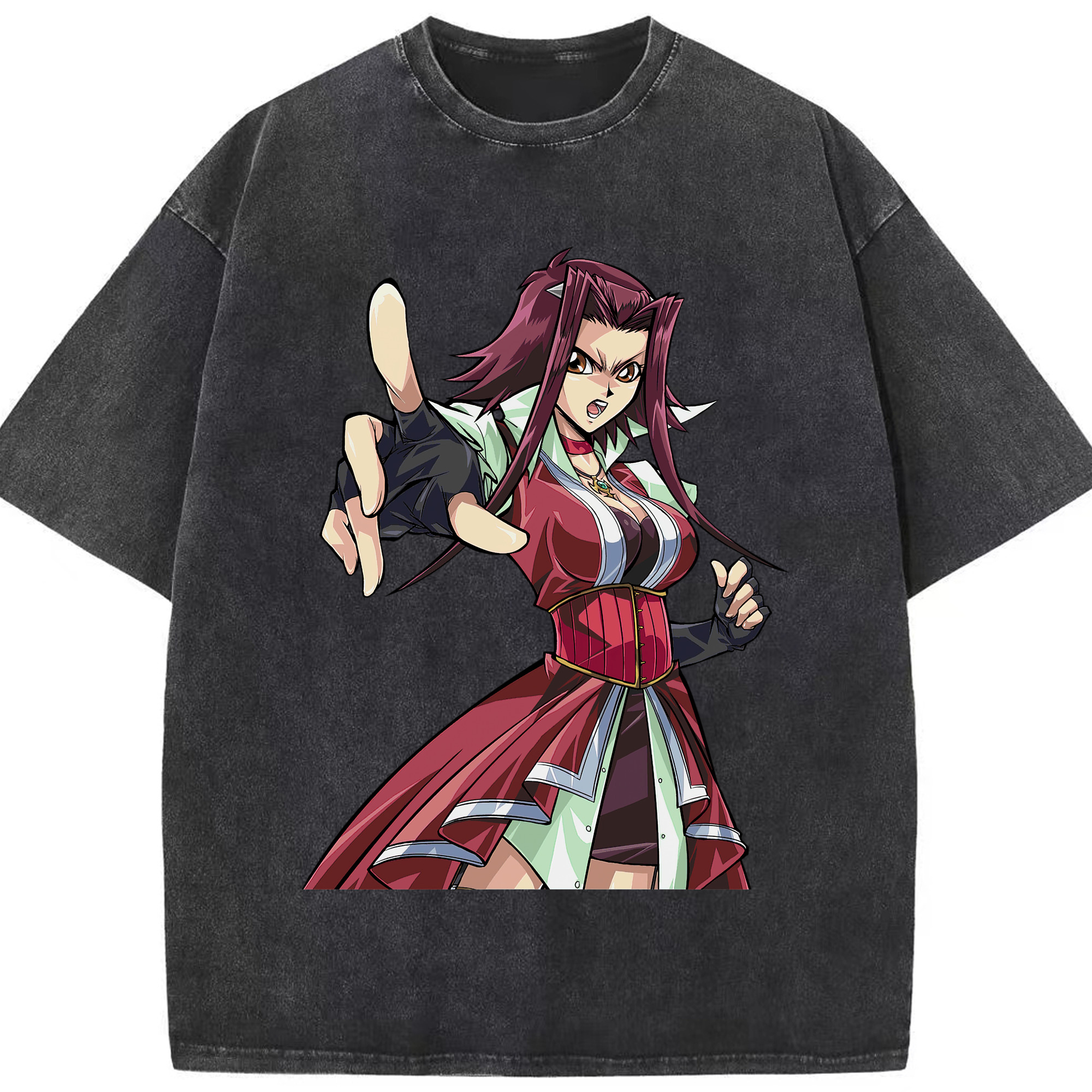 （画像用） 遊☆戯☆王 Yu-Gi-Oh! 綿100% ヴィンテージ風 半袖Tシャツ（フロントプリント）