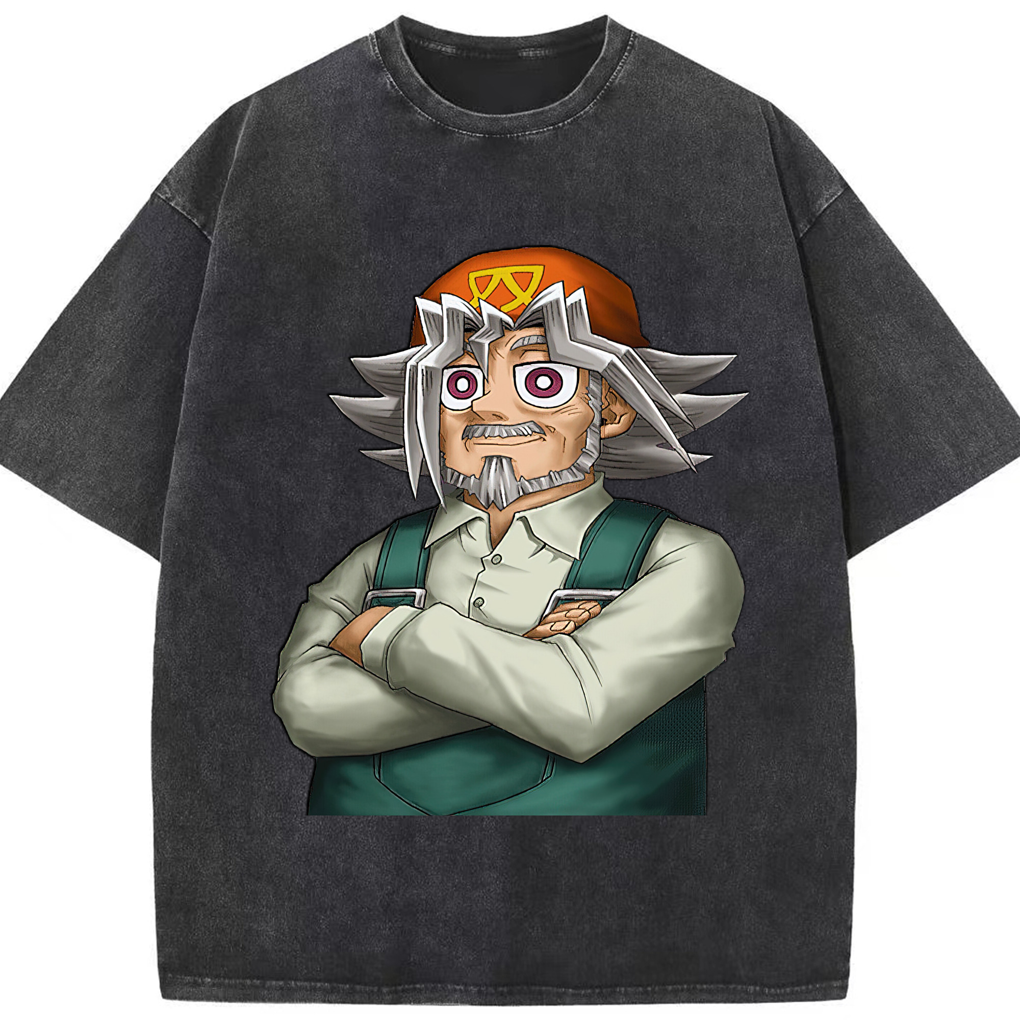 （画像用） 遊☆戯☆王 Yu-Gi-Oh! 綿100% ヴィンテージ風 半袖Tシャツ（フロントプリント）