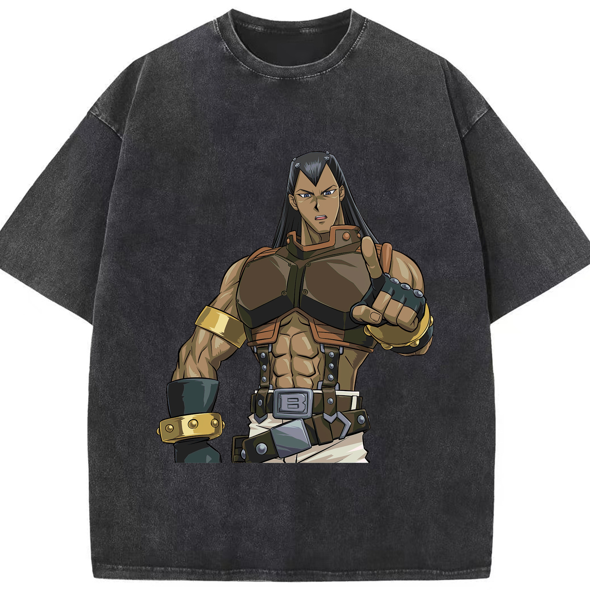 （画像用） 遊☆戯☆王 Yu-Gi-Oh! 綿100% ヴィンテージ風 半袖Tシャツ（フロントプリント）