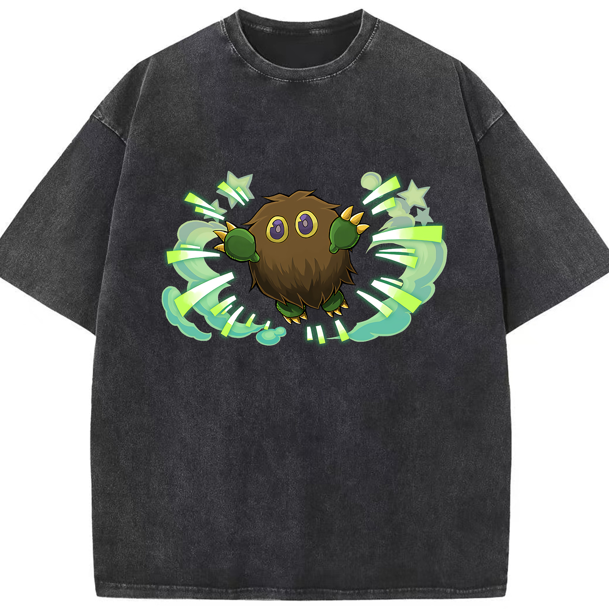 （画像用） 遊☆戯☆王 Yu-Gi-Oh! 綿100% ヴィンテージ風 半袖Tシャツ（フロントプリント）
