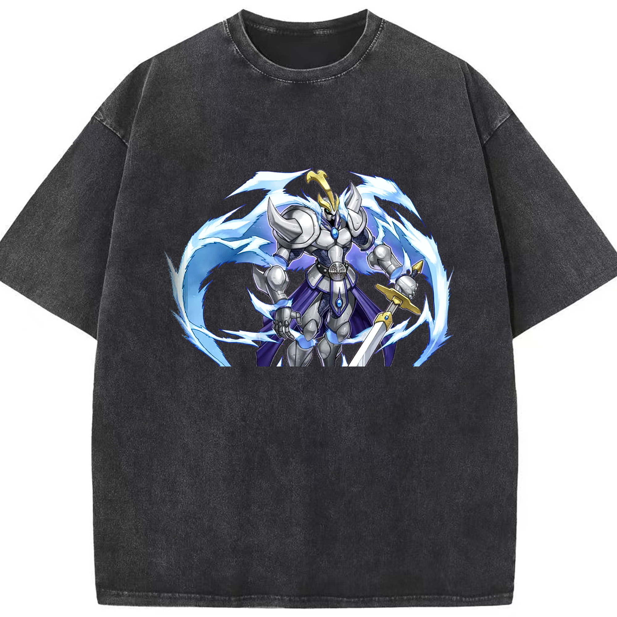 （画像用） 遊☆戯☆王 Yu-Gi-Oh! 綿100% ヴィンテージ風 半袖Tシャツ（フロントプリント）