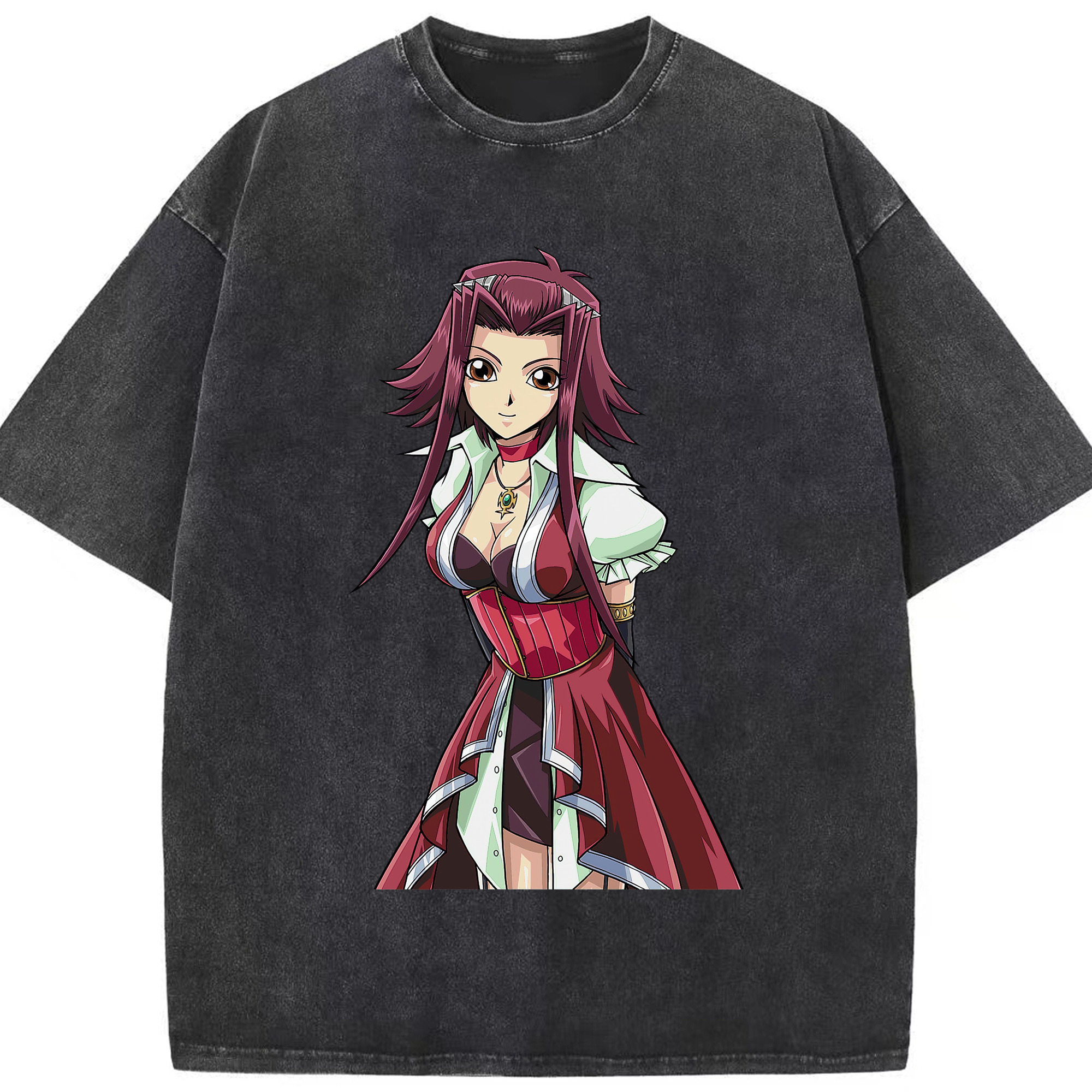 （画像用） 遊☆戯☆王 Yu-Gi-Oh! 綿100% ヴィンテージ風 半袖Tシャツ（フロントプリント）