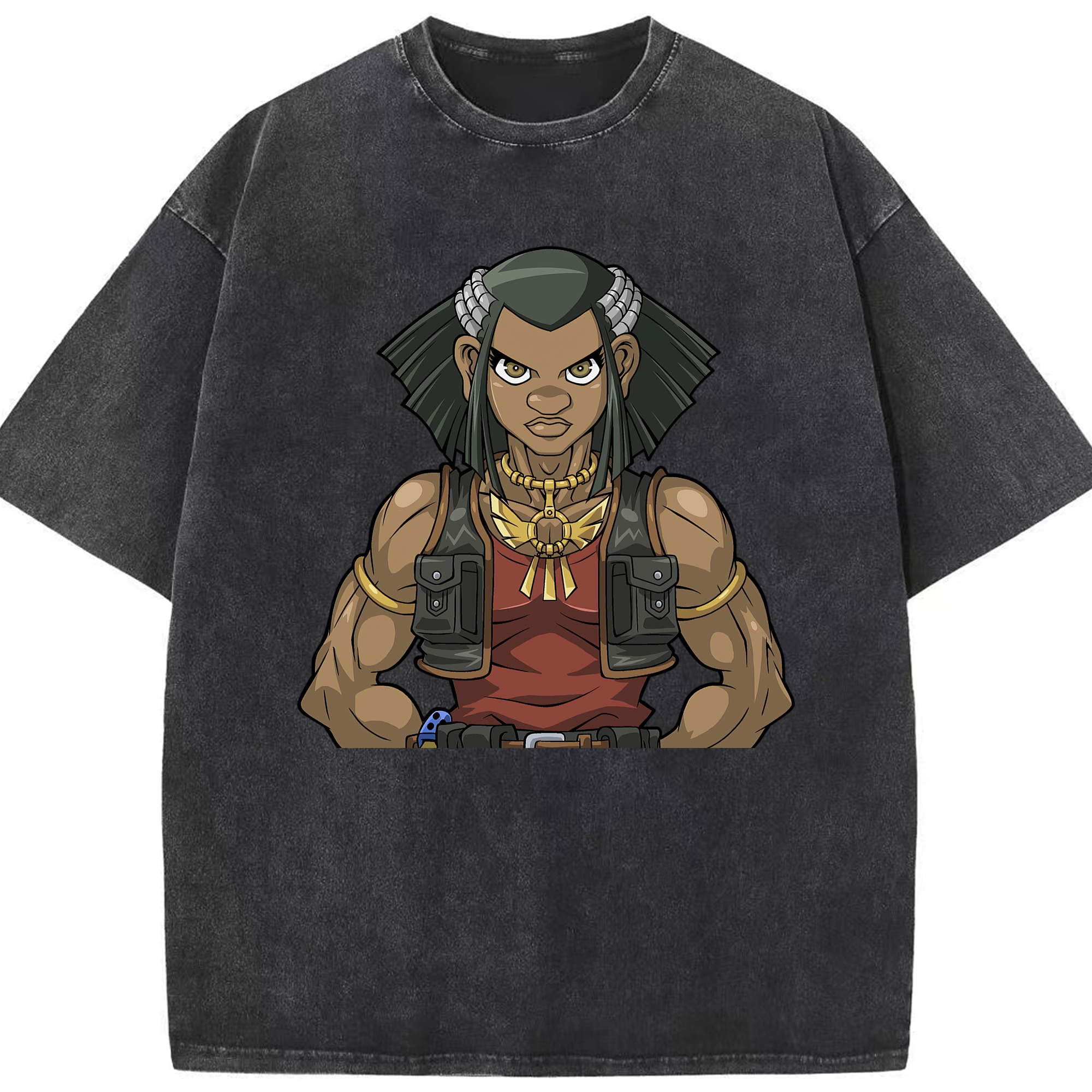 （画像用） 遊☆戯☆王 Yu-Gi-Oh! 綿100% ヴィンテージ風 半袖Tシャツ（フロントプリント）