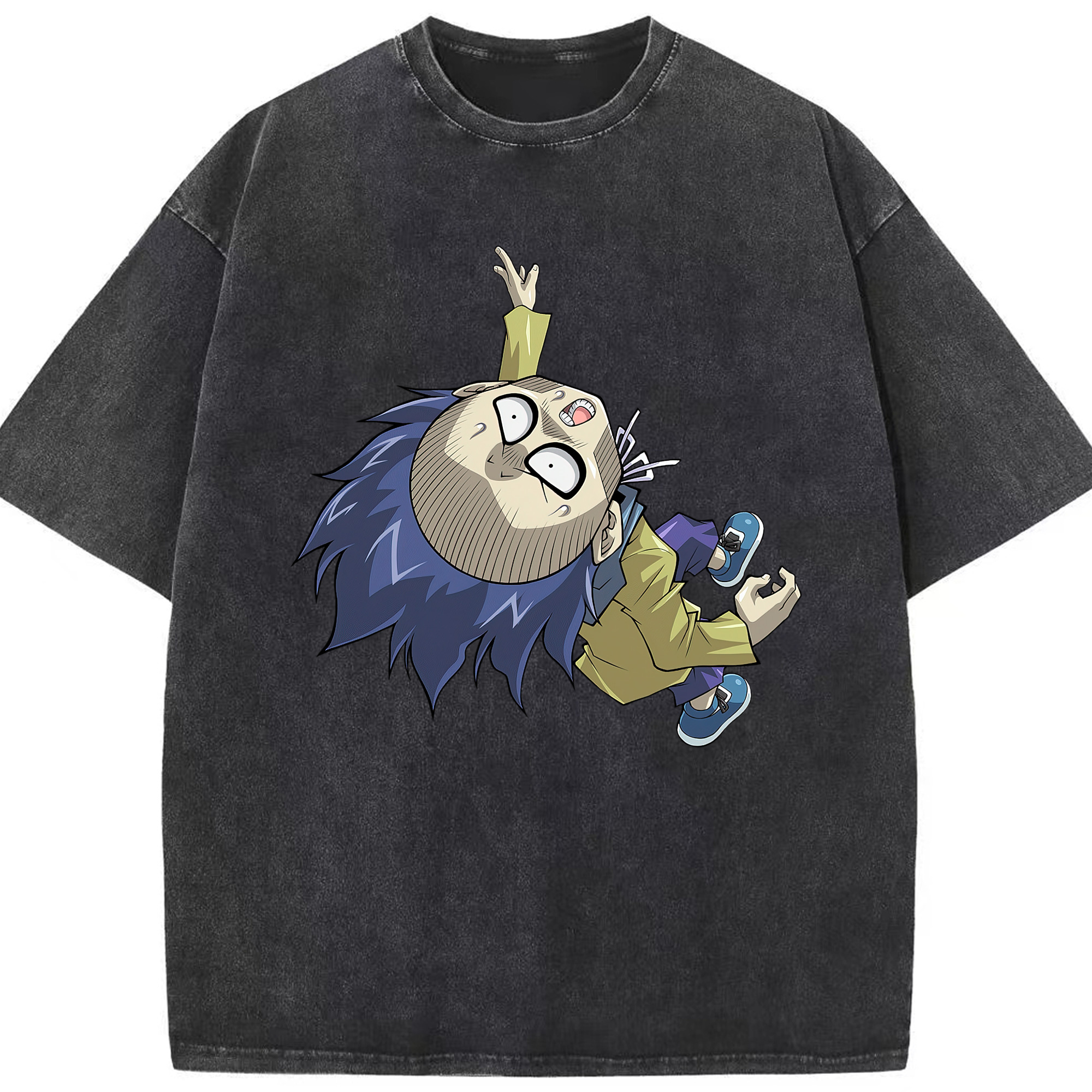 （画像用） 遊☆戯☆王 Yu-Gi-Oh! 綿100% ヴィンテージ風 半袖Tシャツ（フロントプリント）